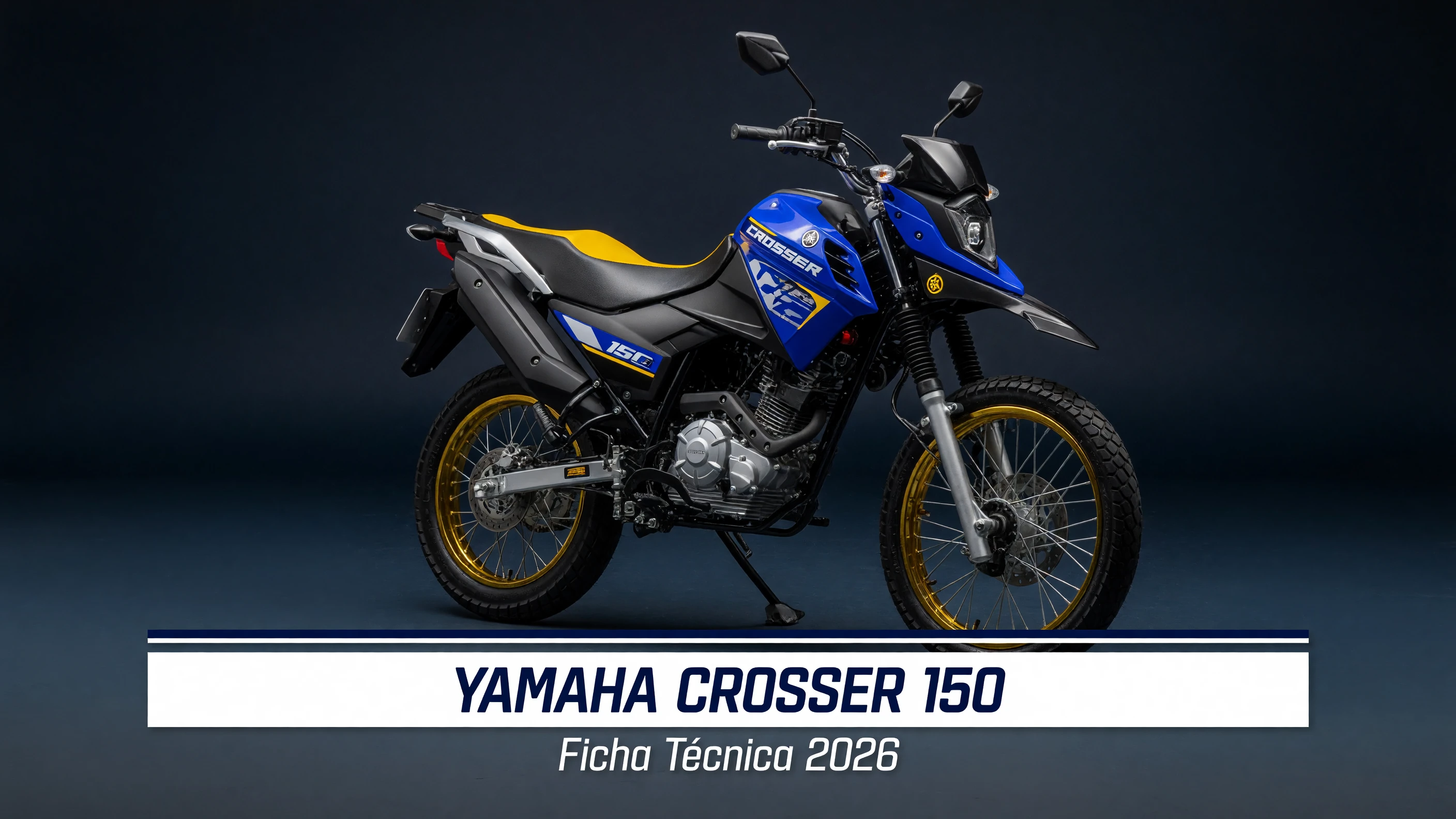 Ficha Técnica Yamaha Crosser 150 2026: Motor, Consumo e Medidas