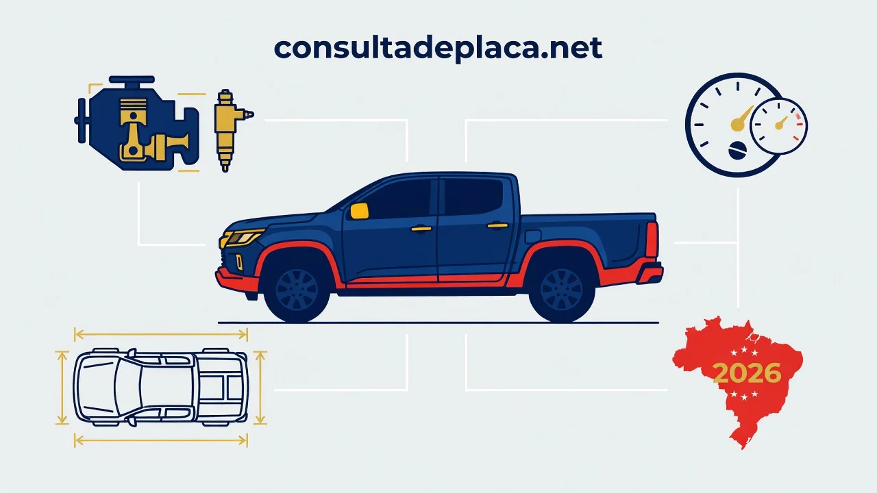 Ficha Técnica Chevrolet D20 2026: Motores Diesel, Torque e Medidas