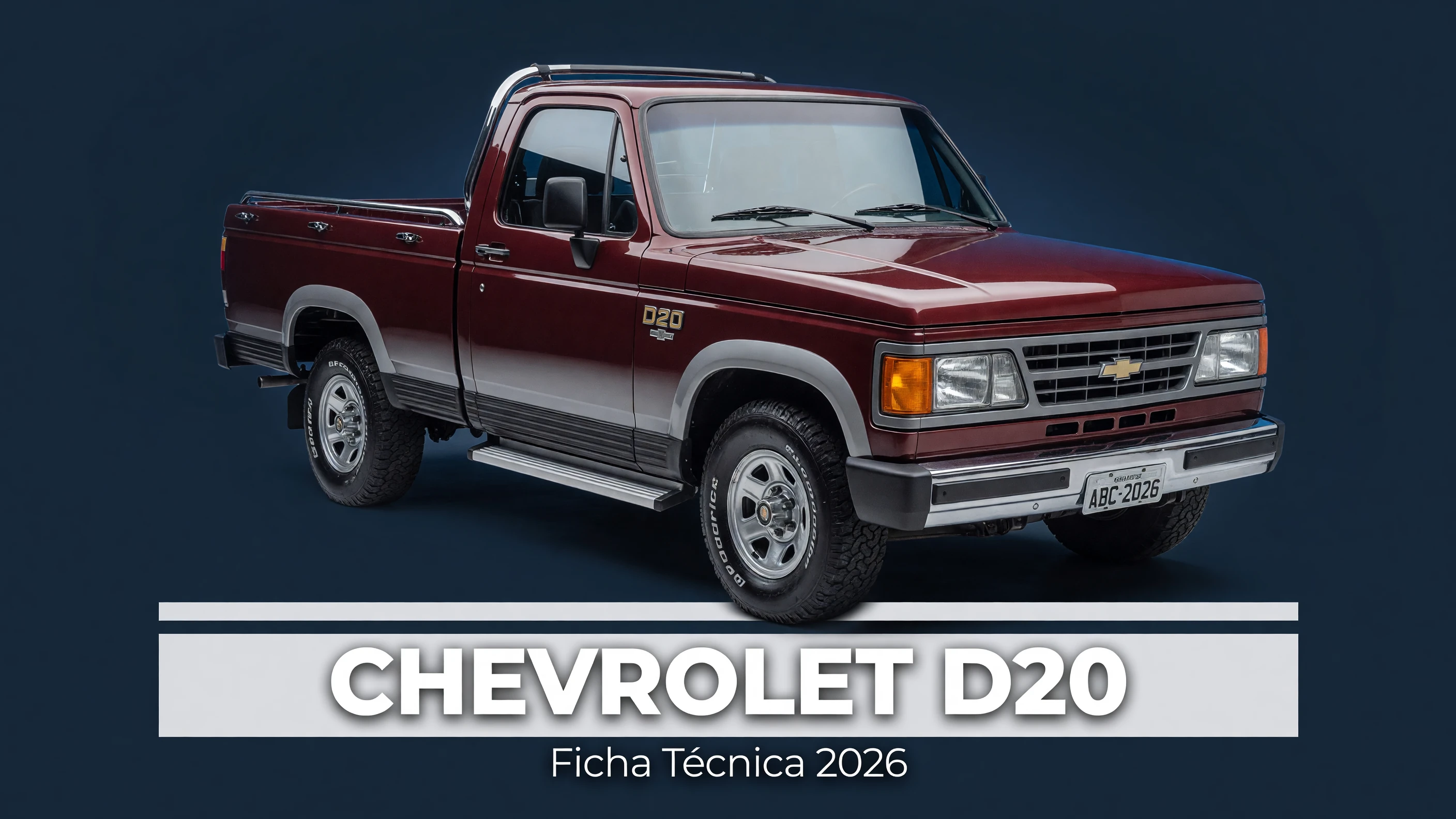 Ficha Técnica Chevrolet D20 2026: Motores Diesel, Torque e Medidas