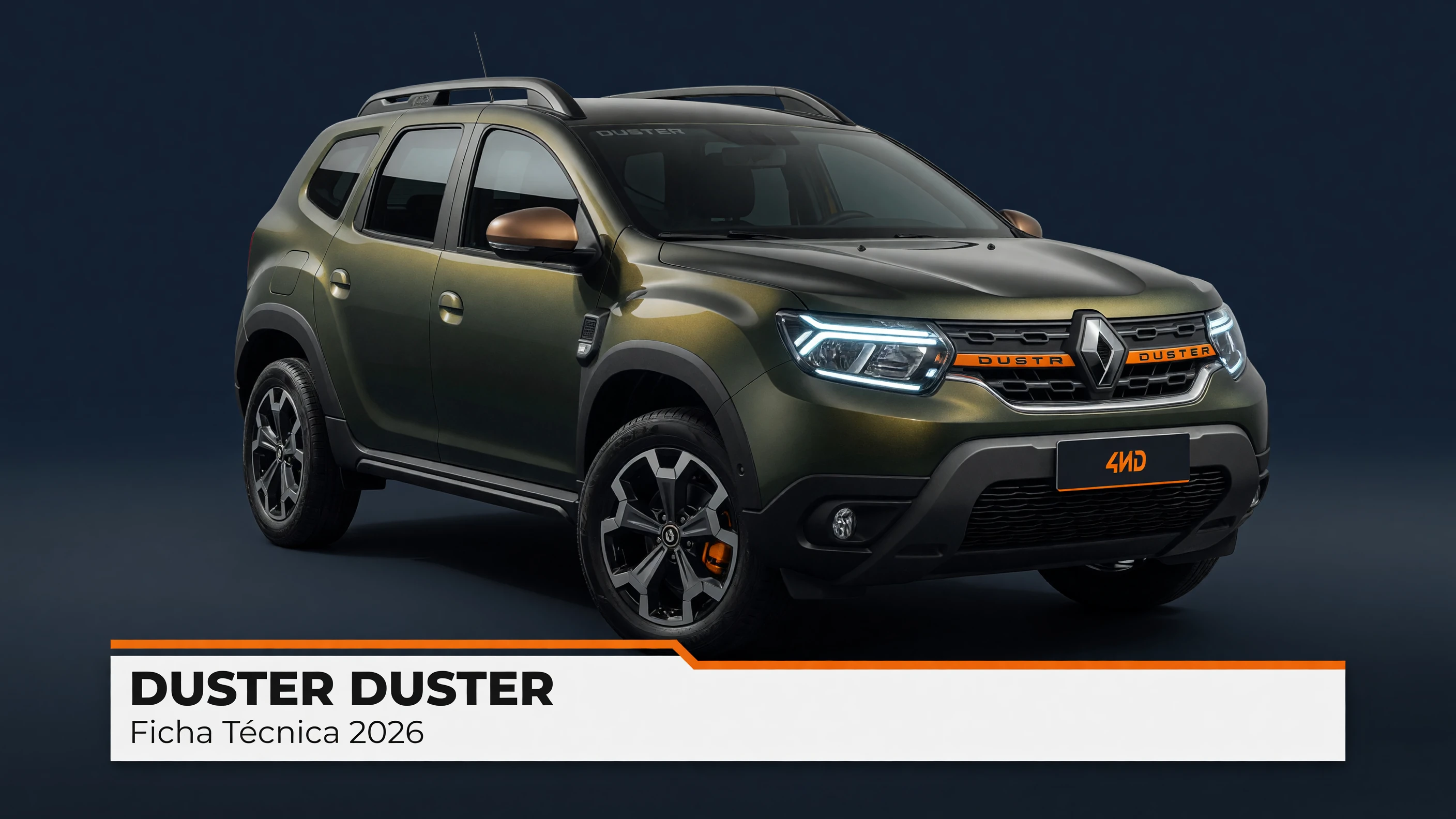 Ficha Técnica Duster 2026: Motor, Consumo e Dimensões