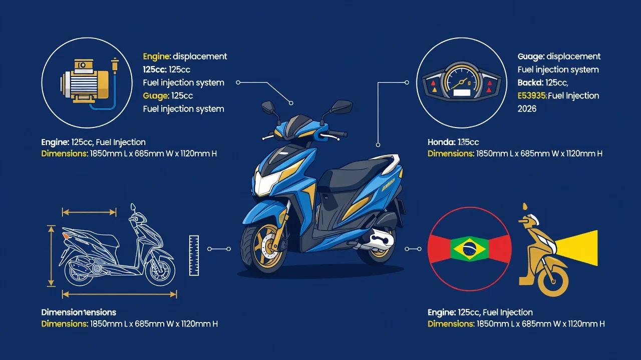 Ficha Técnica Elite 125 2026: Motor, Consumo e Specs