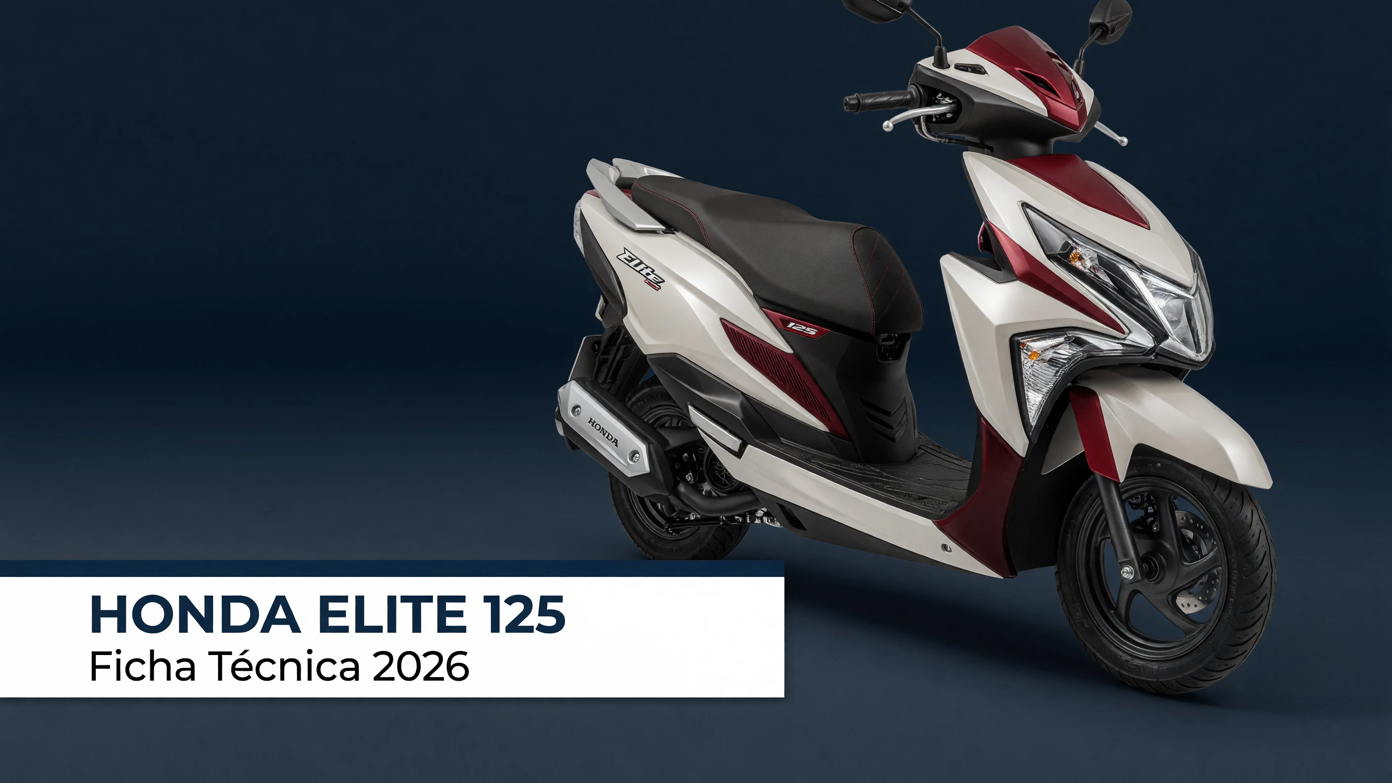 Ficha Técnica Honda Elite 125 2026: Motor, Consumo e CBS