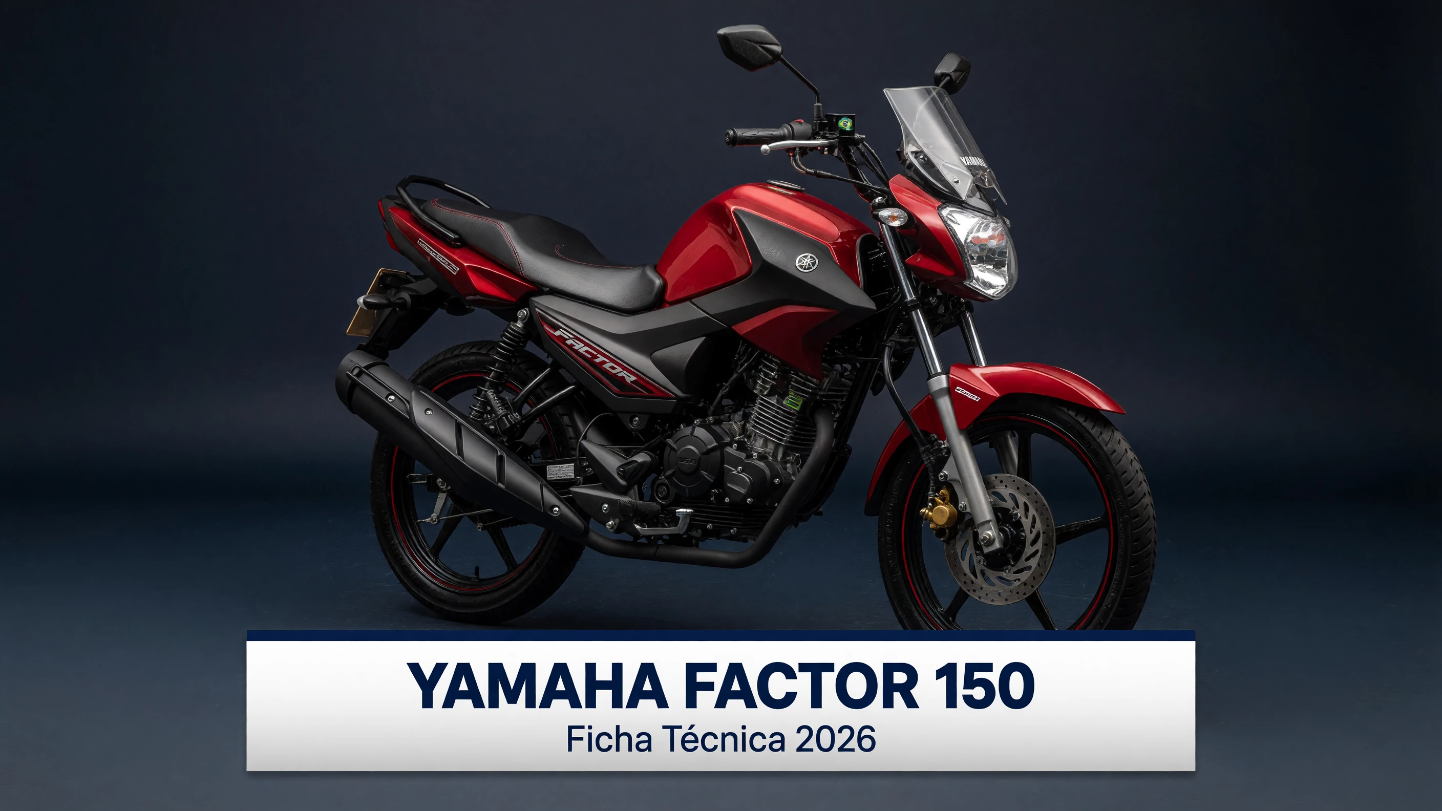 Ficha Técnica Yamaha Factor 150 2026: Motor e Consumo