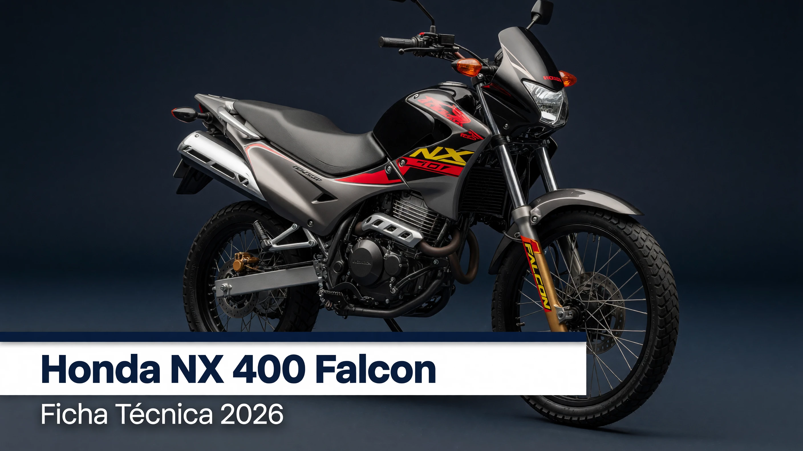 Ficha Técnica Honda NX 400 Falcon 2026: Specs