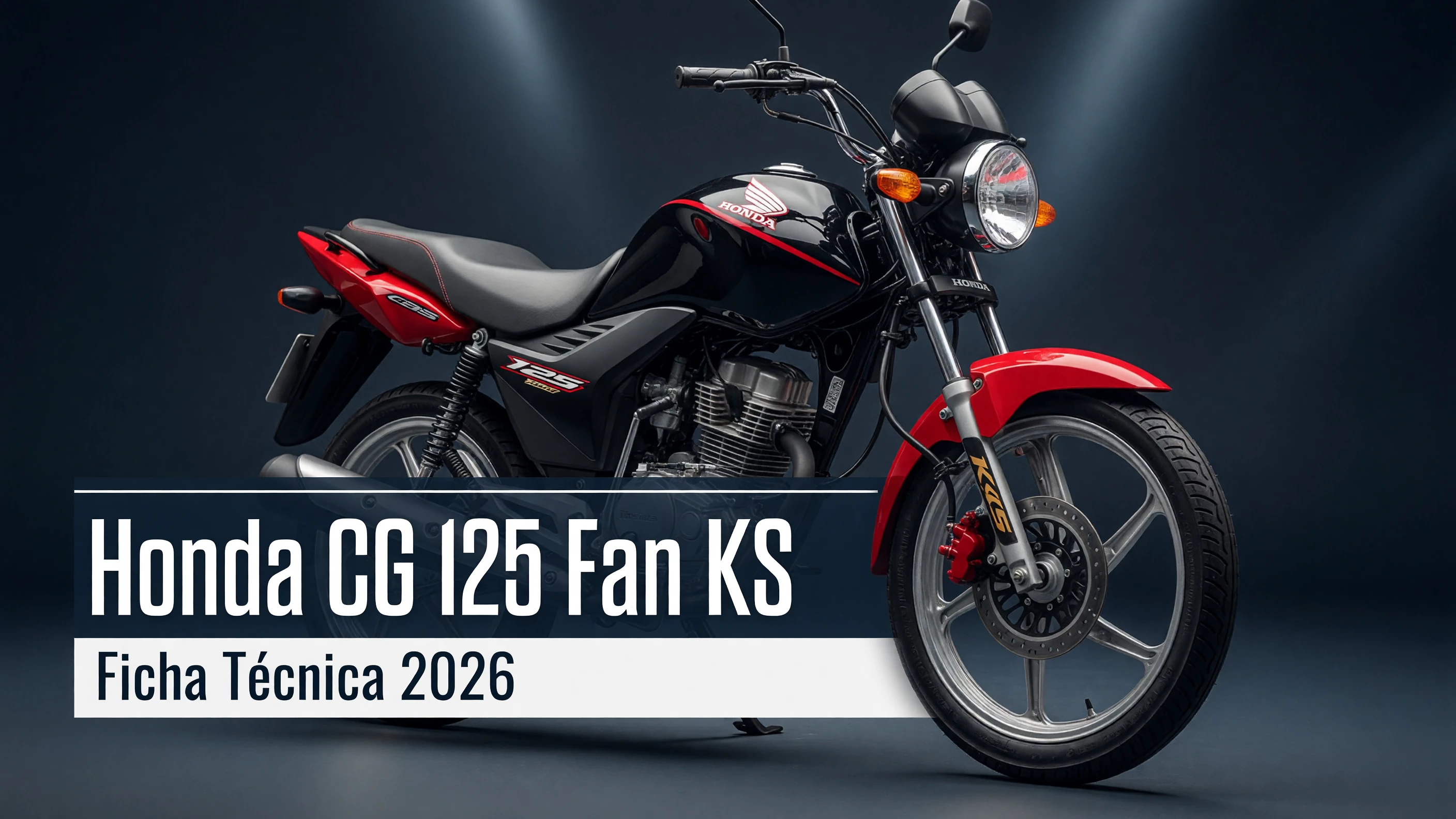 Ficha Técnica Honda CG 125 Fan KS 2026: Motor e Specs