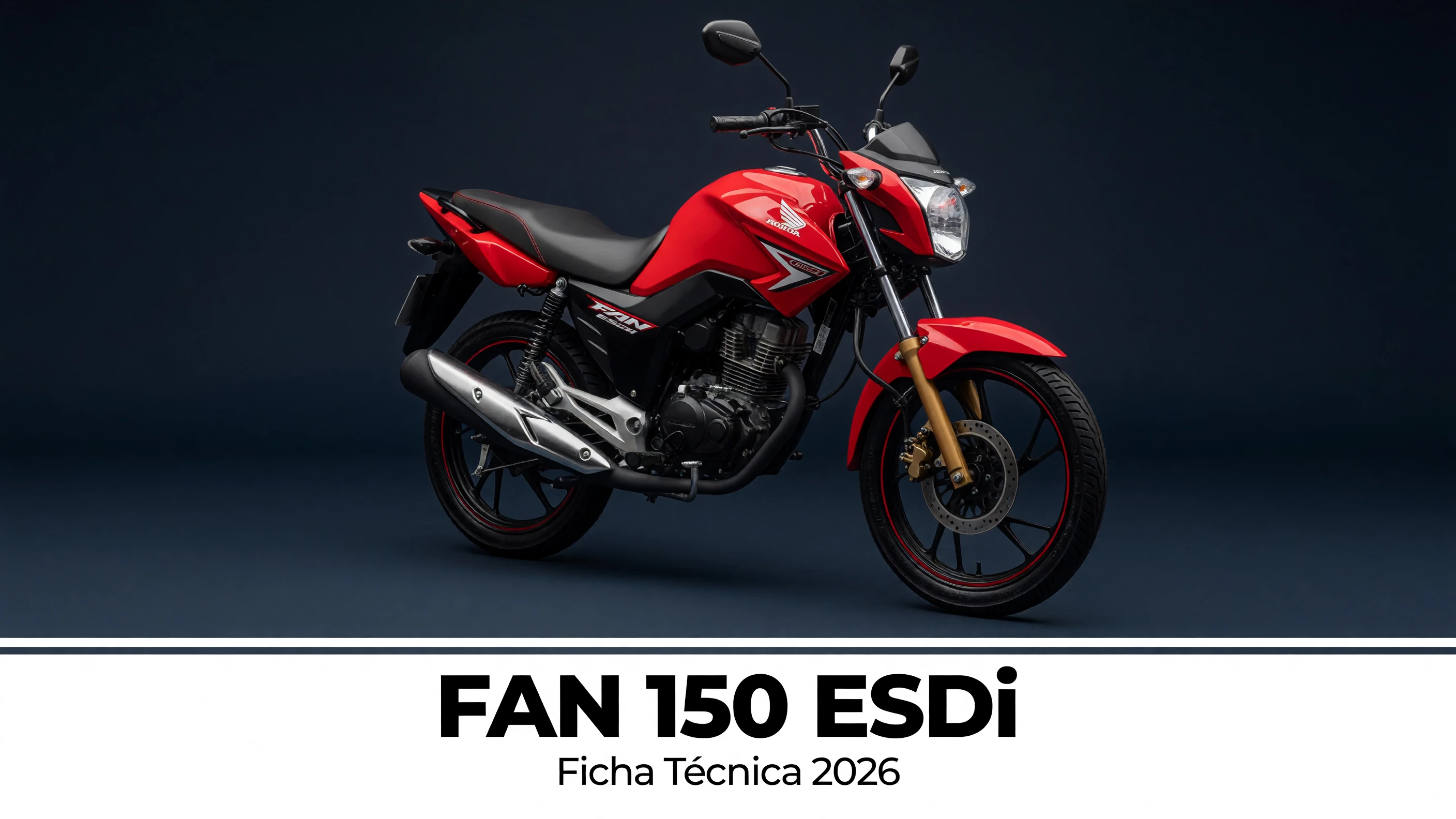 Ficha Técnica Fan 150 ESDi 2026: Motor, Consumo e Medidas