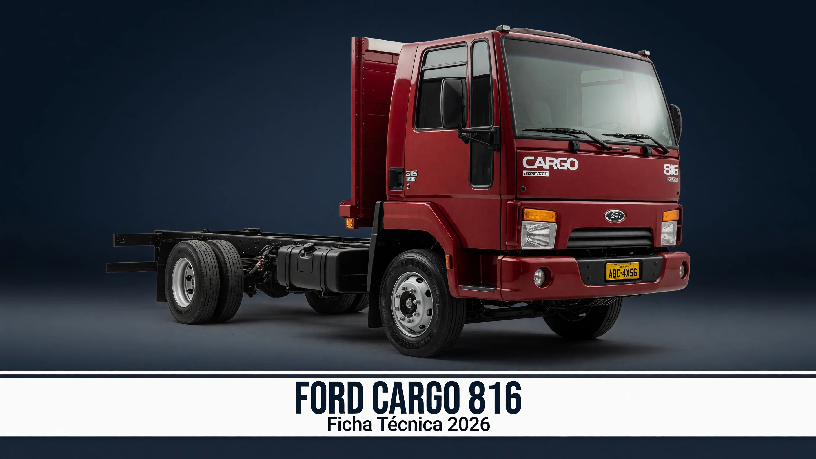 Ficha Técnica Ford Cargo 816: Motor, Potência e PBT 2026