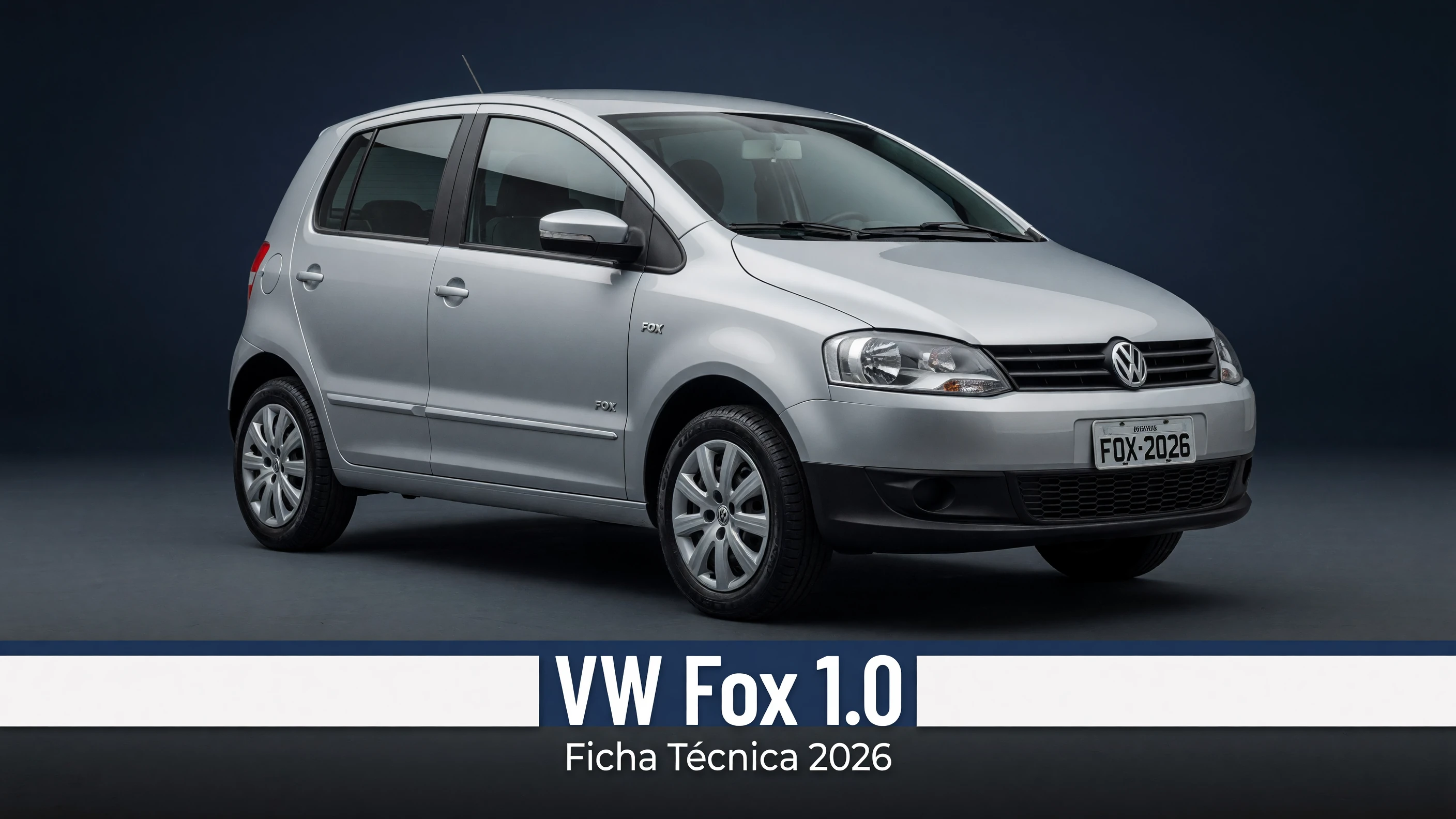 Ficha Técnica VW Fox 1.0 2026: Motor, Consumo e Dimensões