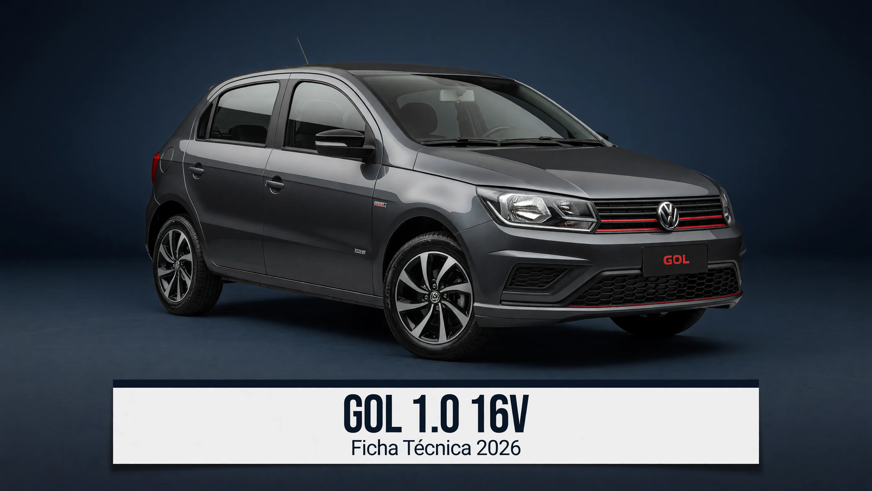Ficha Técnica Gol 1.0 16V 2026: Motor, Consumo e Medidas