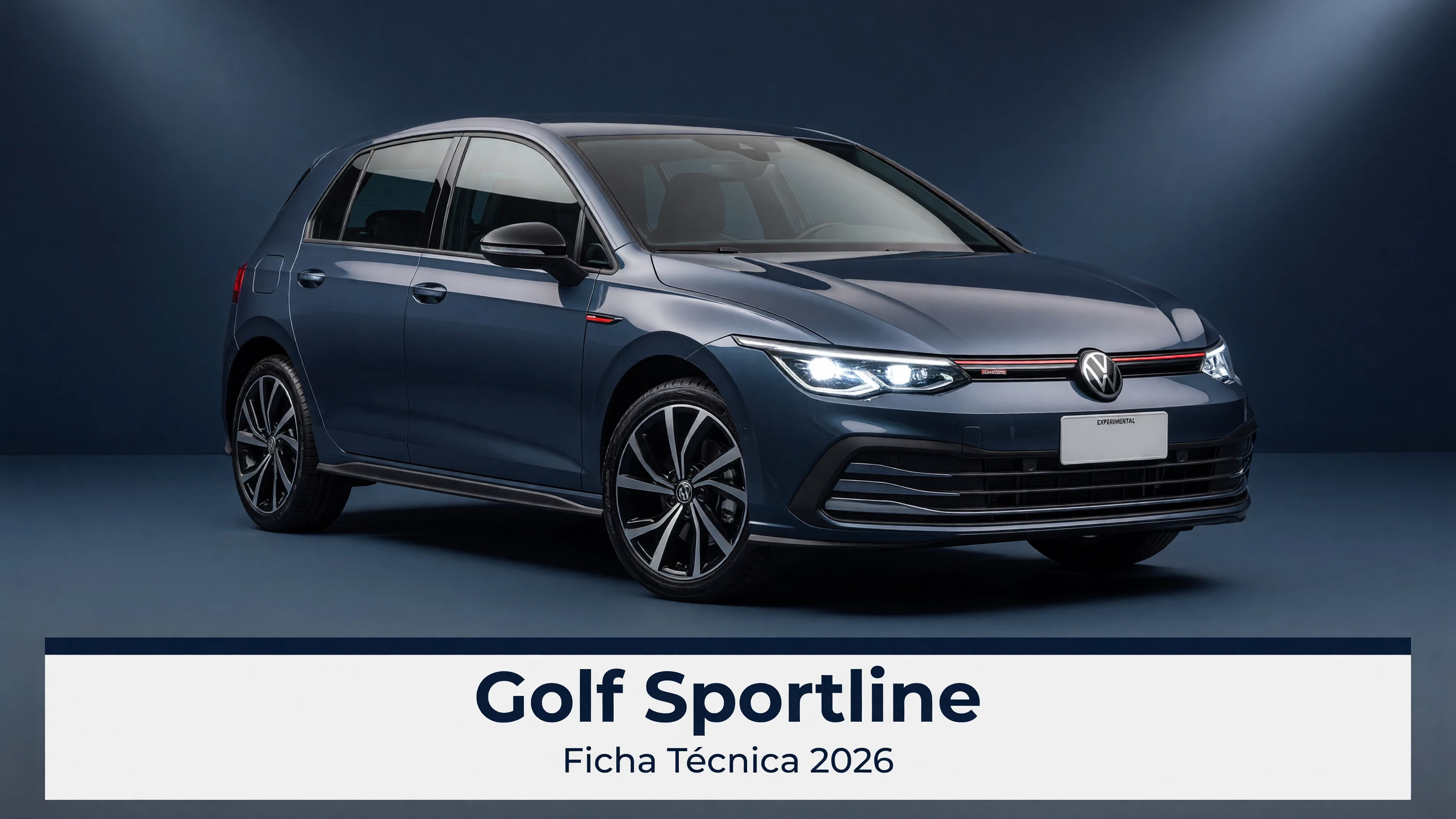 Ficha Técnica Golf Sportline 2026: Motor 1.6, Consumo e Medidas