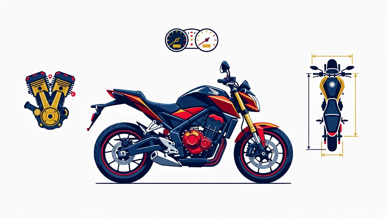 Ficha Técnica Honda Hornet 600 2026: Motor 4 Cilindros