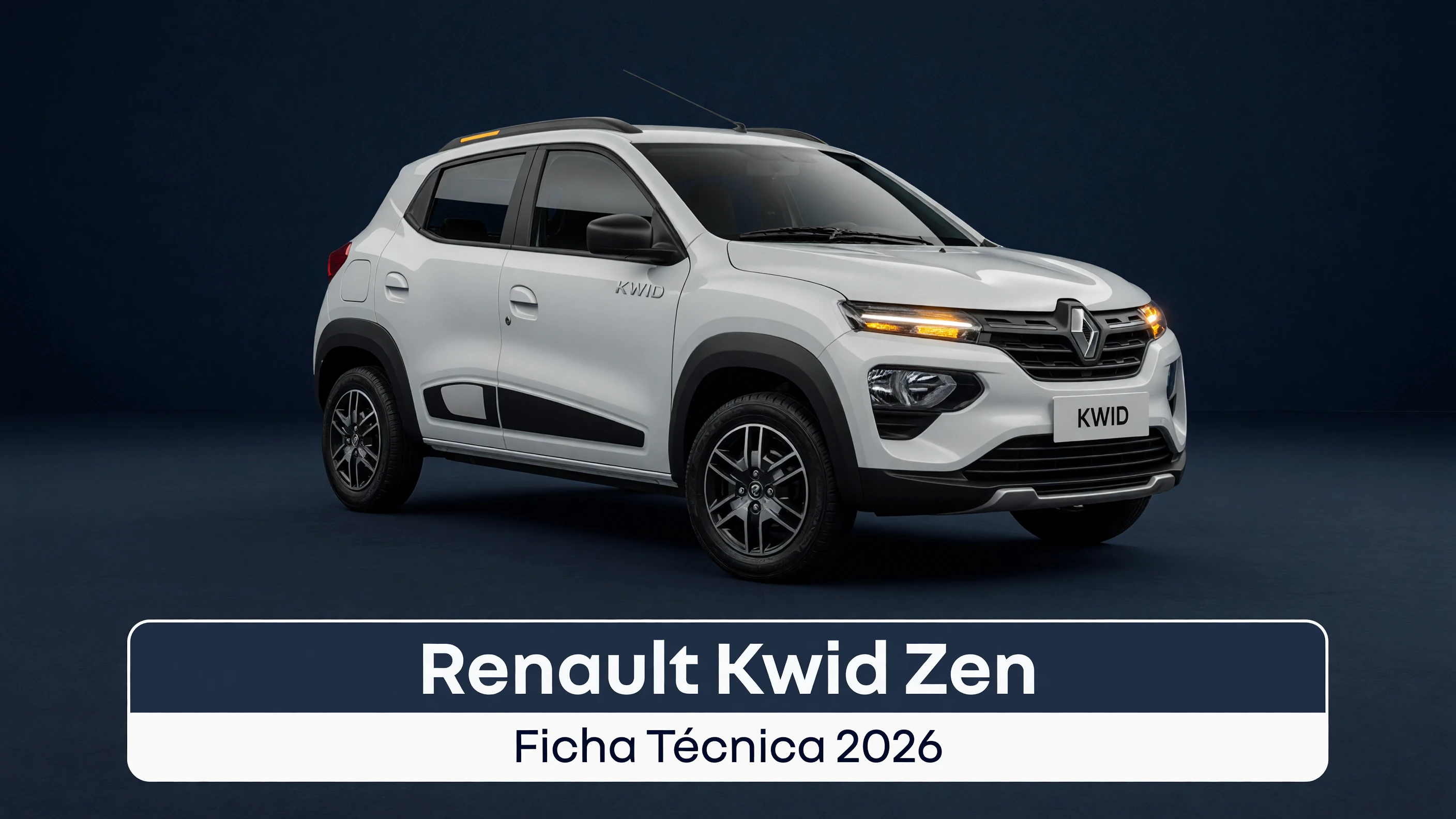 Ficha Técnica Renault Kwid Zen 2026: Motor 1.0 e Consumo