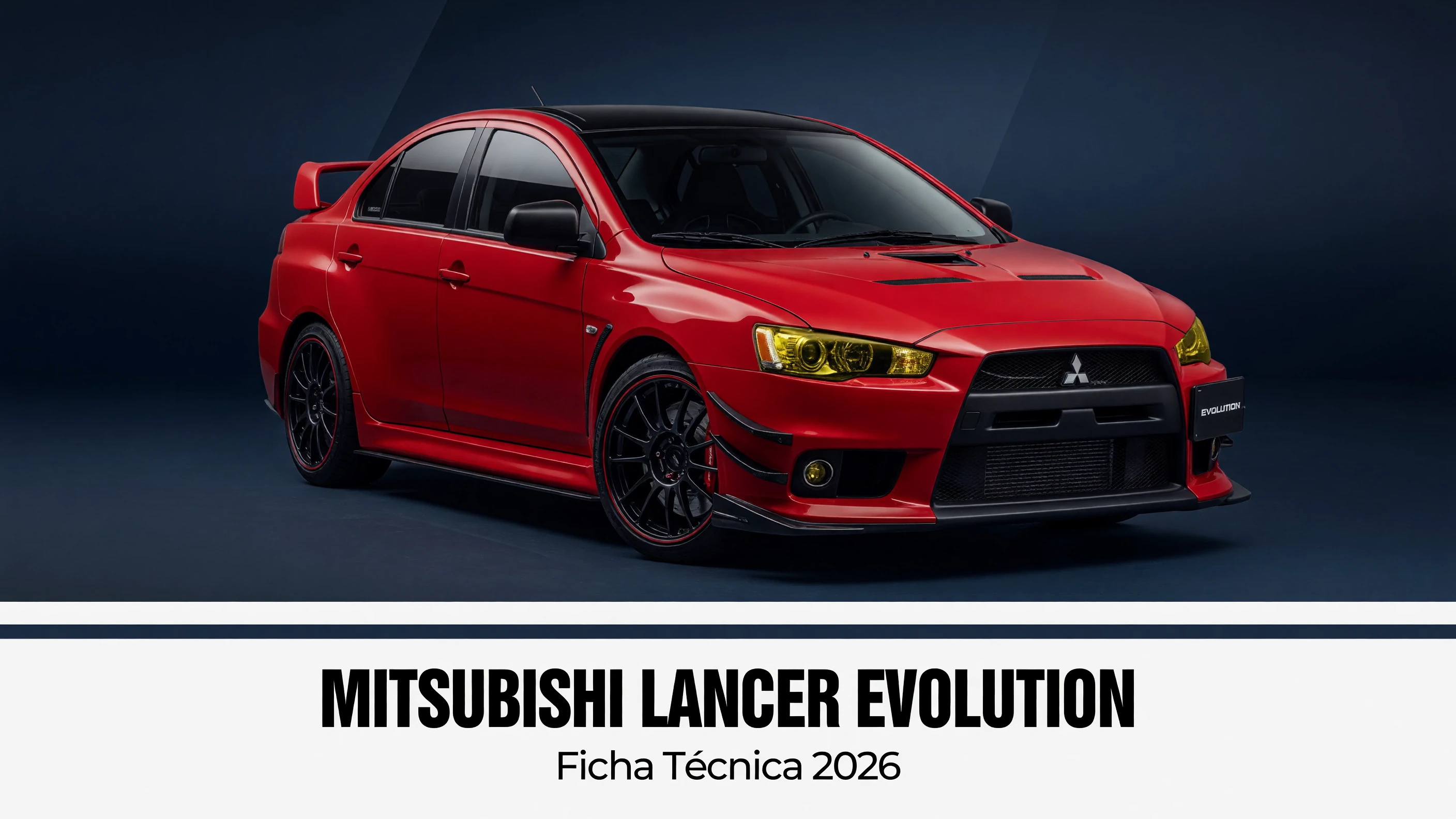 Ficha Tecnica Mitsubishi Lancer Evolution: Motor, Potencia, Consumo e Versoes 2026