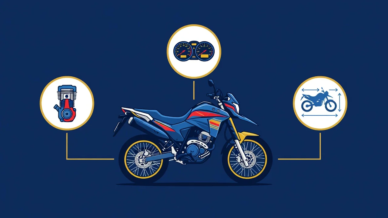 Ficha Técnica Yamaha Lander 250 2026: Motor, Consumo e ABS