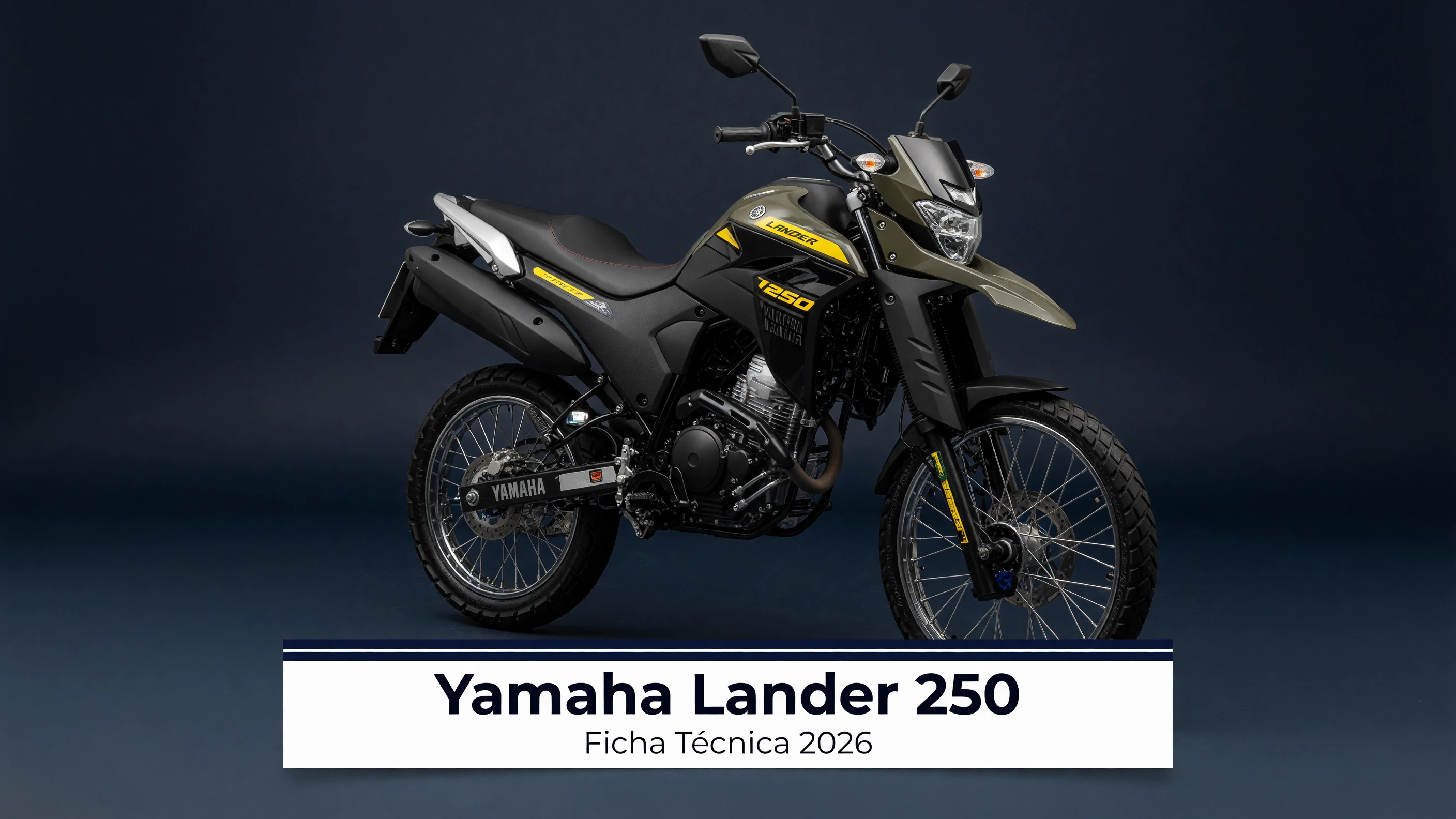 Ficha Técnica Yamaha Lander 250 2026: Motor e Consumo