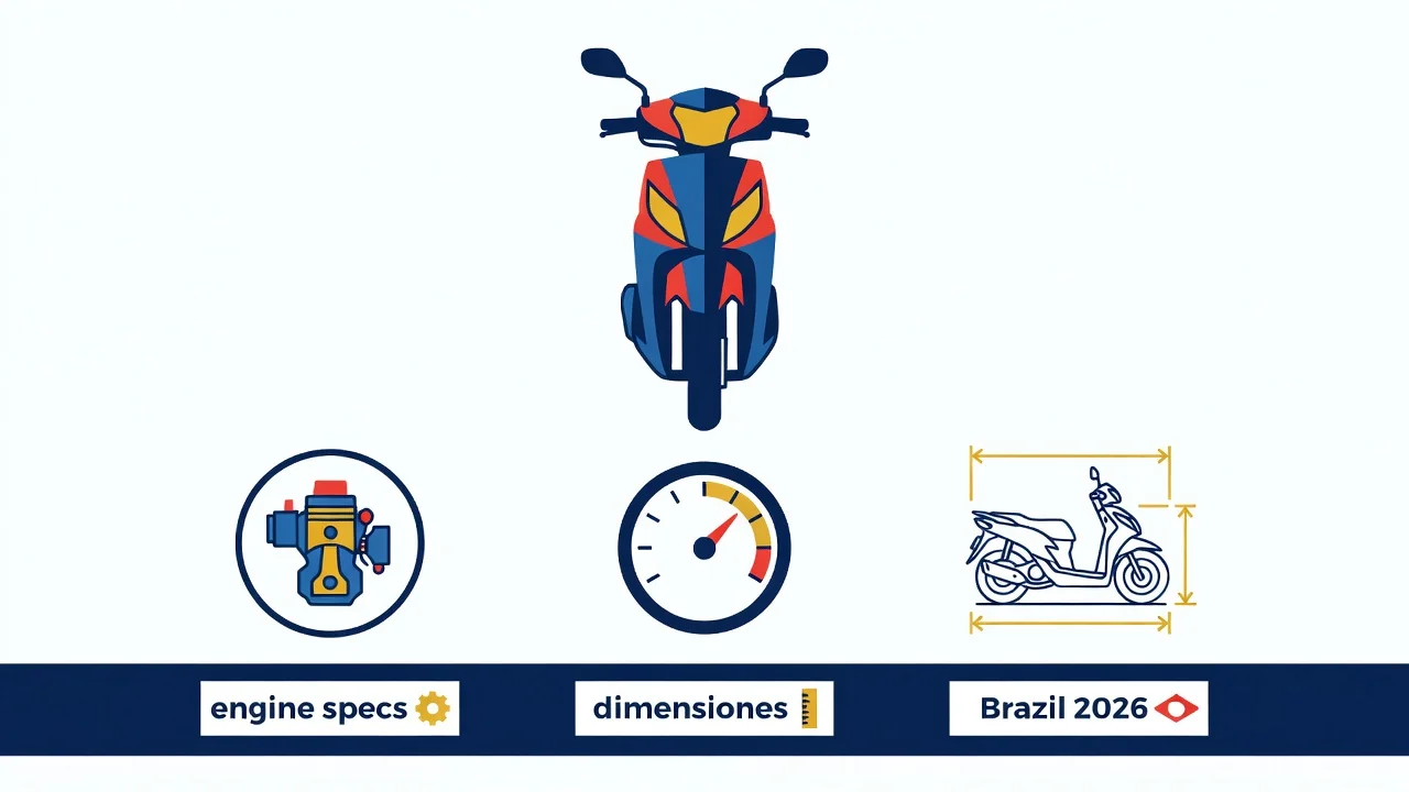 Ficha Técnica Honda Lead 110 2026: Motor, Consumo e Freios