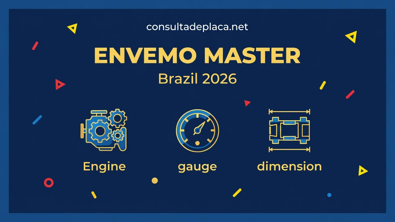 Ficha Técnica Envemo Master 2026: Motores, Medidas e História