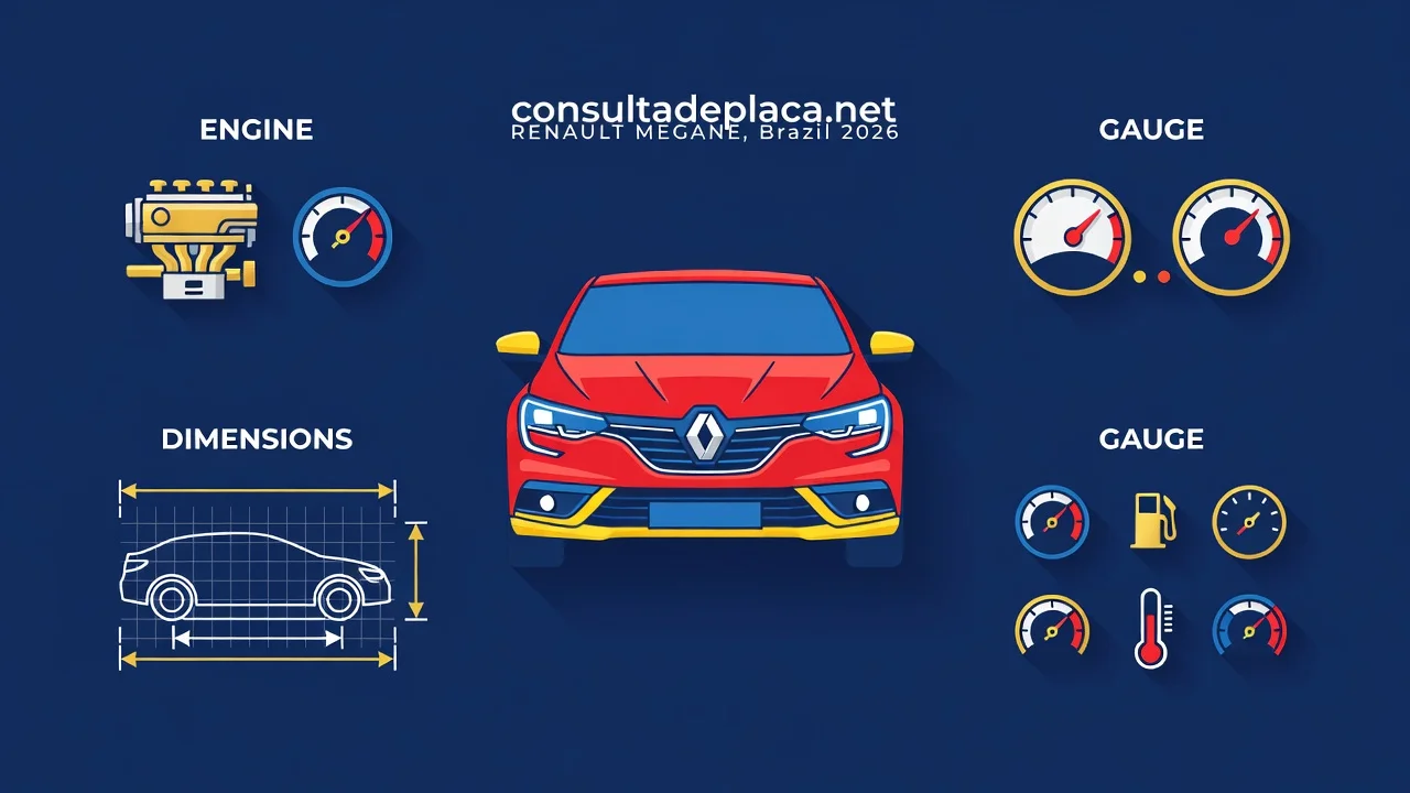 Ficha Técnica Renault Mégane 2026: Motores, Consumo e Medidas