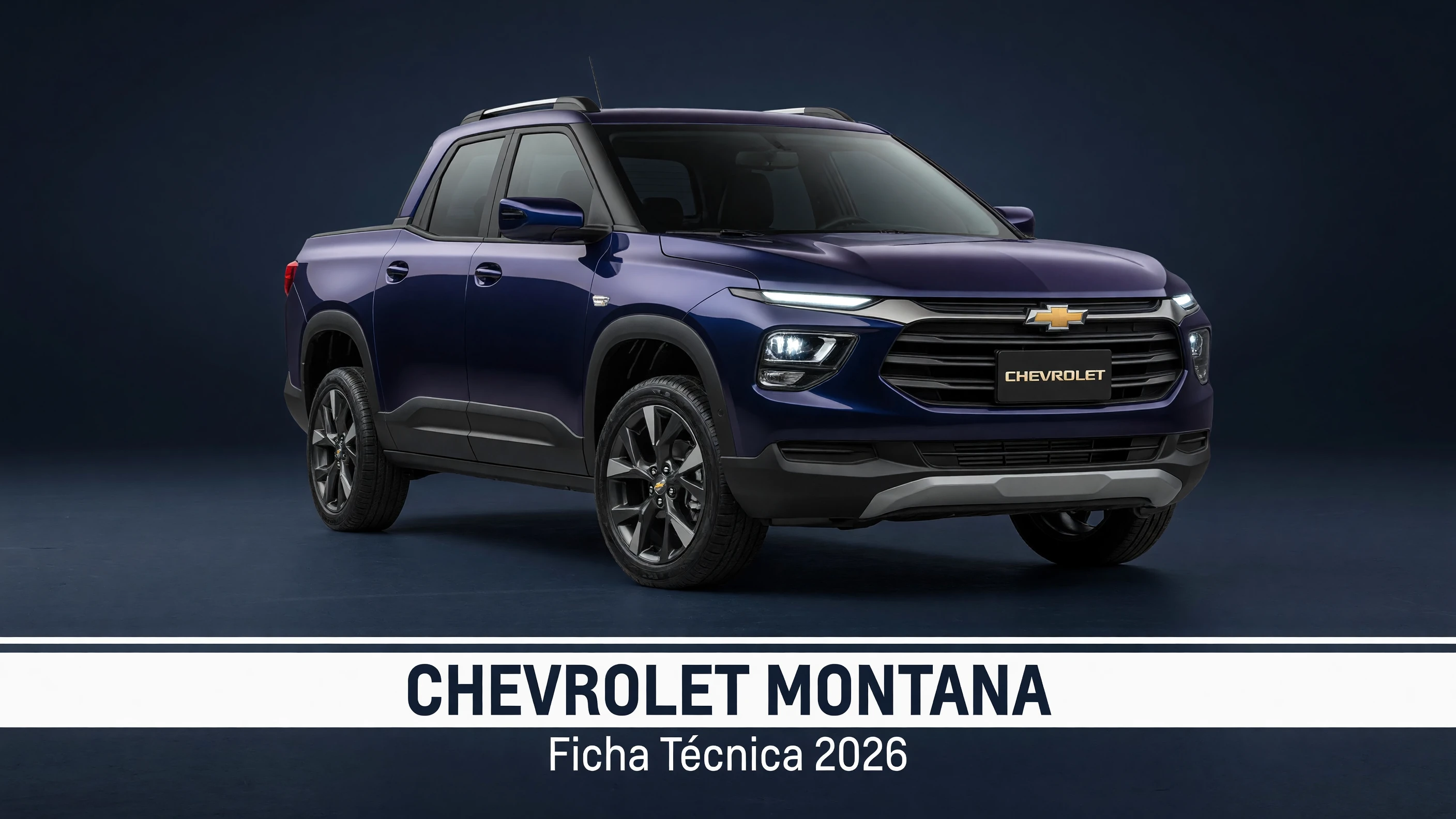 Ficha Técnica Chevrolet Montana 2026: Motor, Consumo e Caçamba