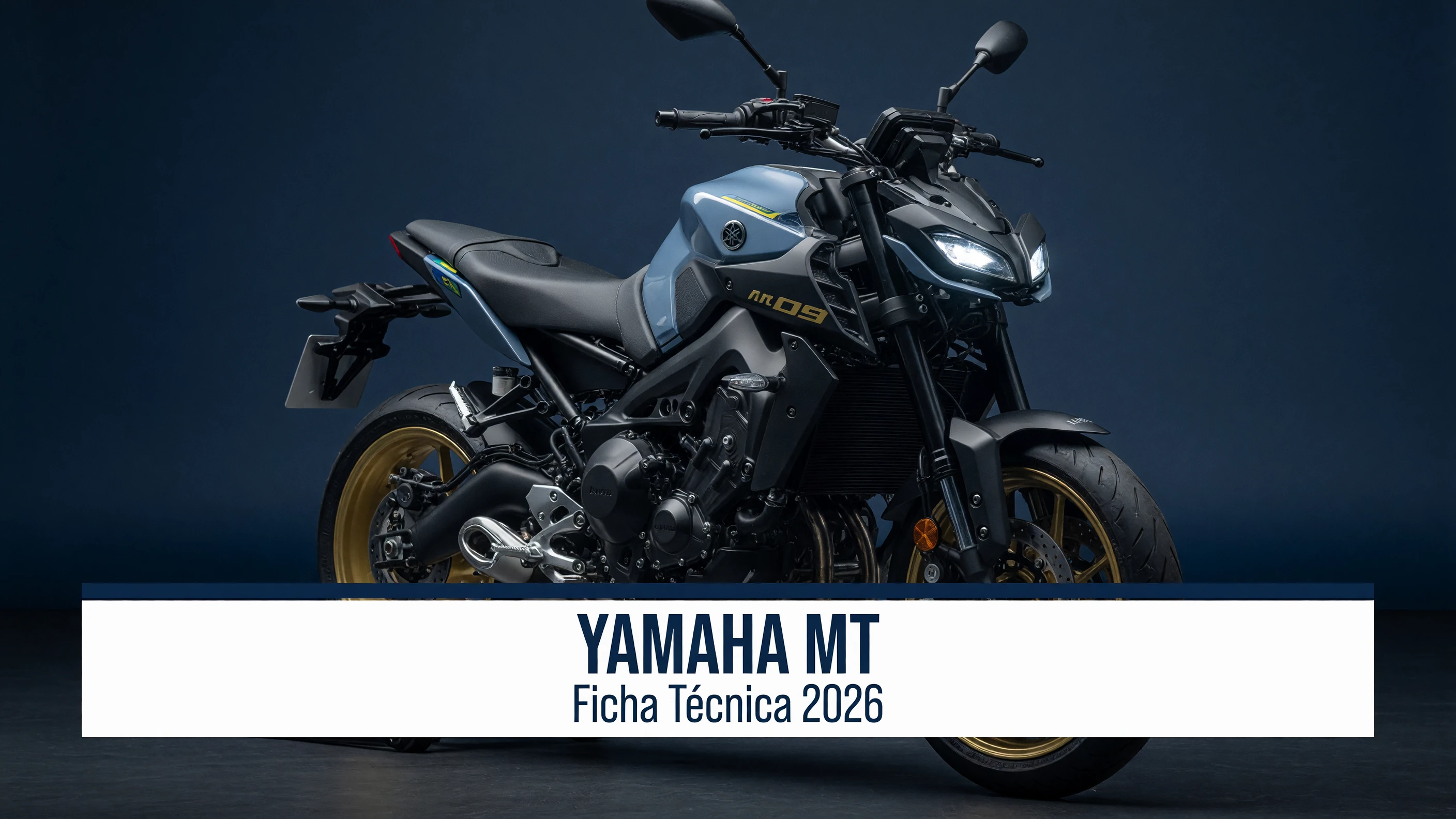 Ficha Técnica Yamaha MT-09 2026: Motor CP3, Potência e Consumo