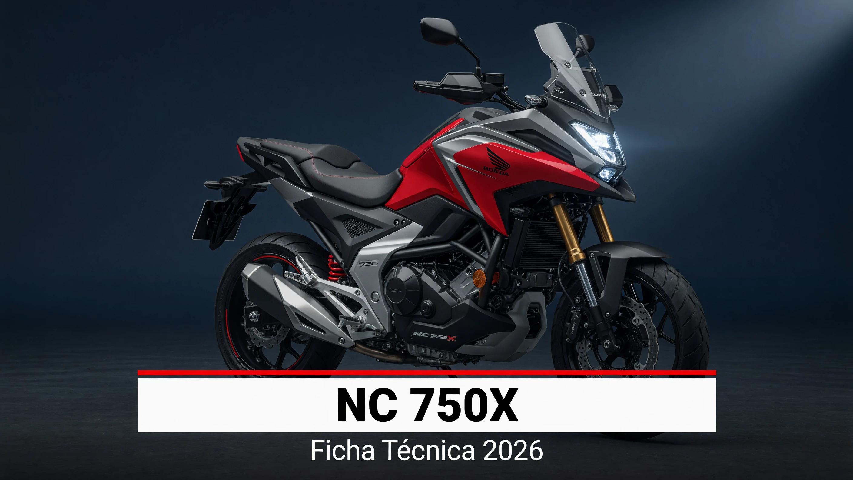 Ficha Técnica NC 750X 2026: Motor 745 cc, DCT, Peso e Tanque