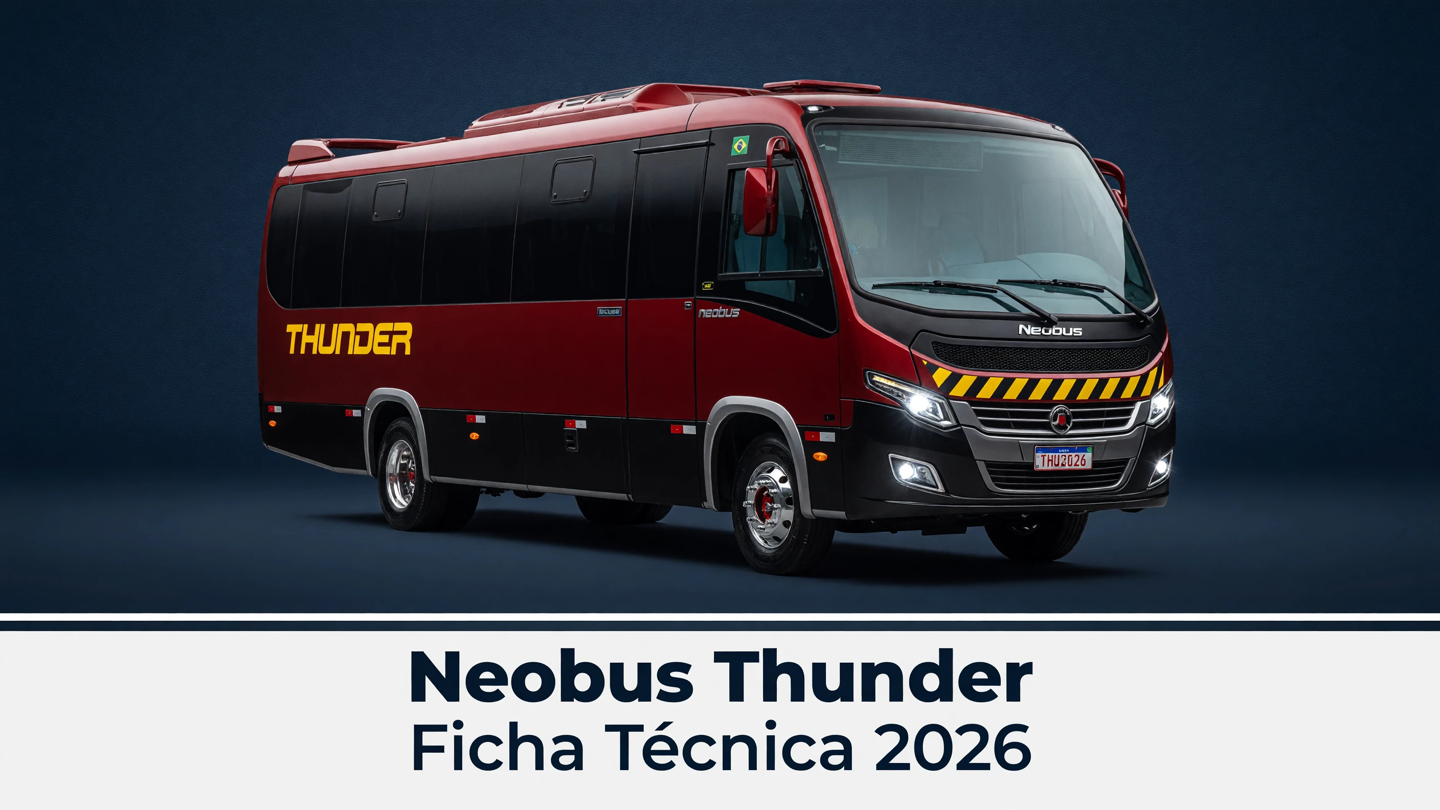 Ficha Técnica Neobus Thunder: Chassi, Motor e Capacidade