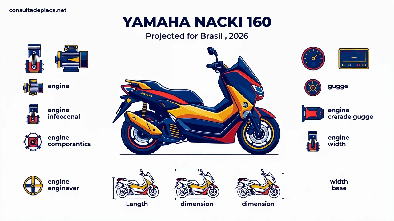Ficha Técnica Yamaha NMax 160 2026: Motor, Consumo e ABS