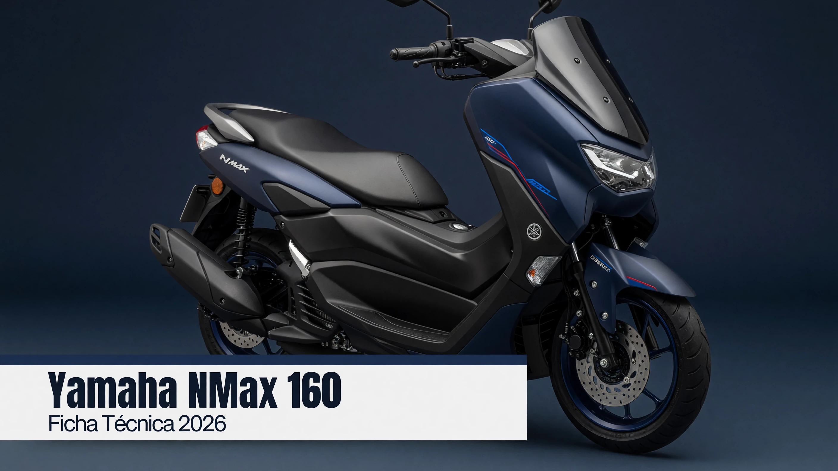 Ficha Técnica Yamaha NMax 160 2026: Motor, Consumo e ABS