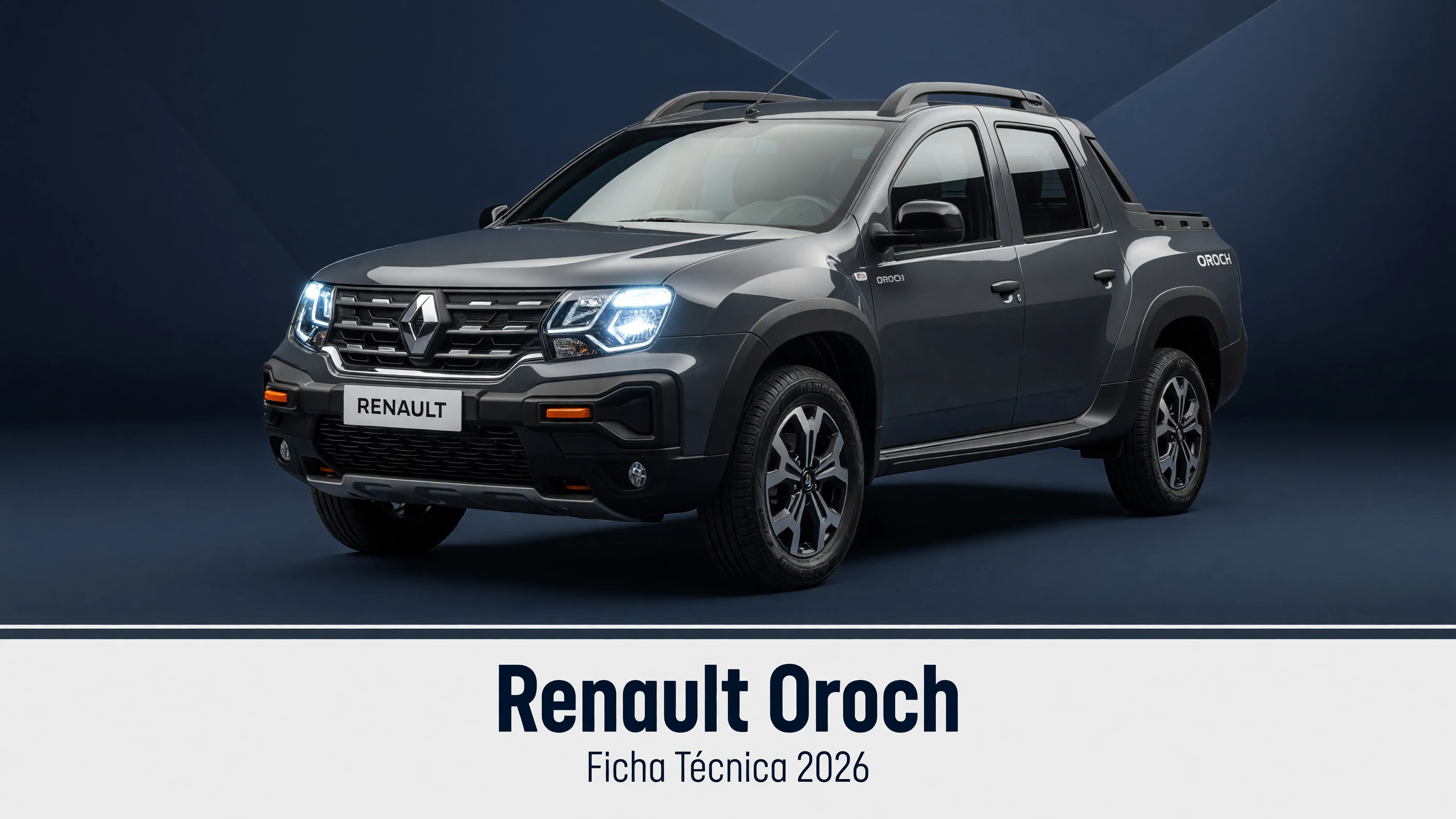 Ficha Técnica Renault Oroch 2026: Motor, Consumo e Caçamba