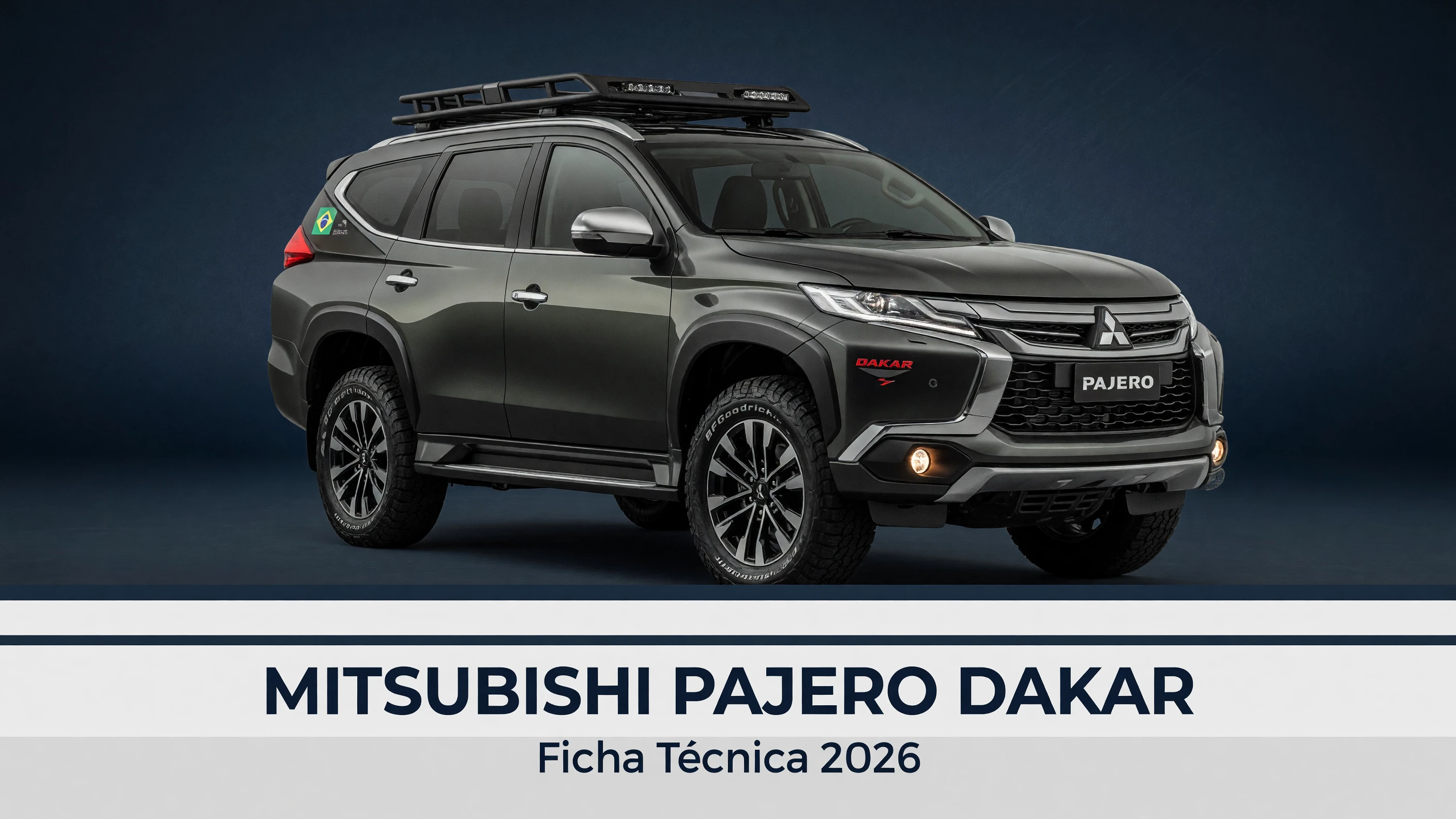 Ficha Tecnica Mitsubishi Pajero Dakar: Motor, Potencia, Consumo e Versoes 2026