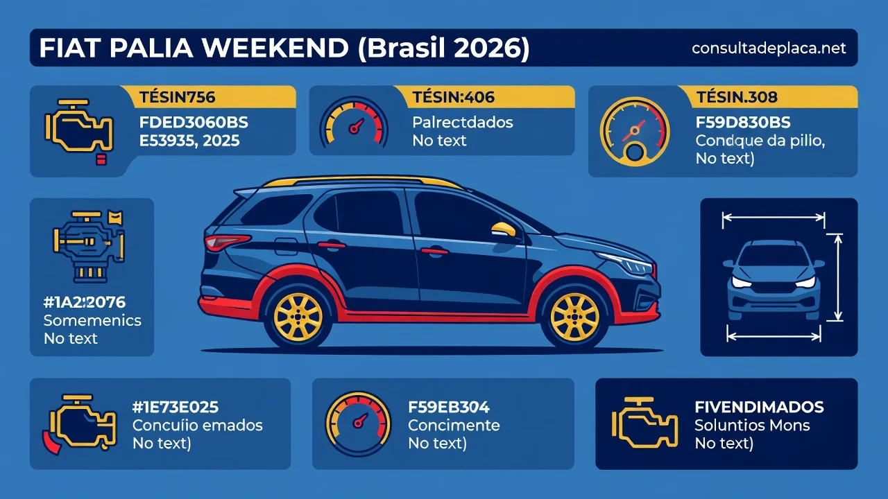 Ficha Técnica Palio Weekend 2026: Motores 1.4 e 1.6 e Consumo