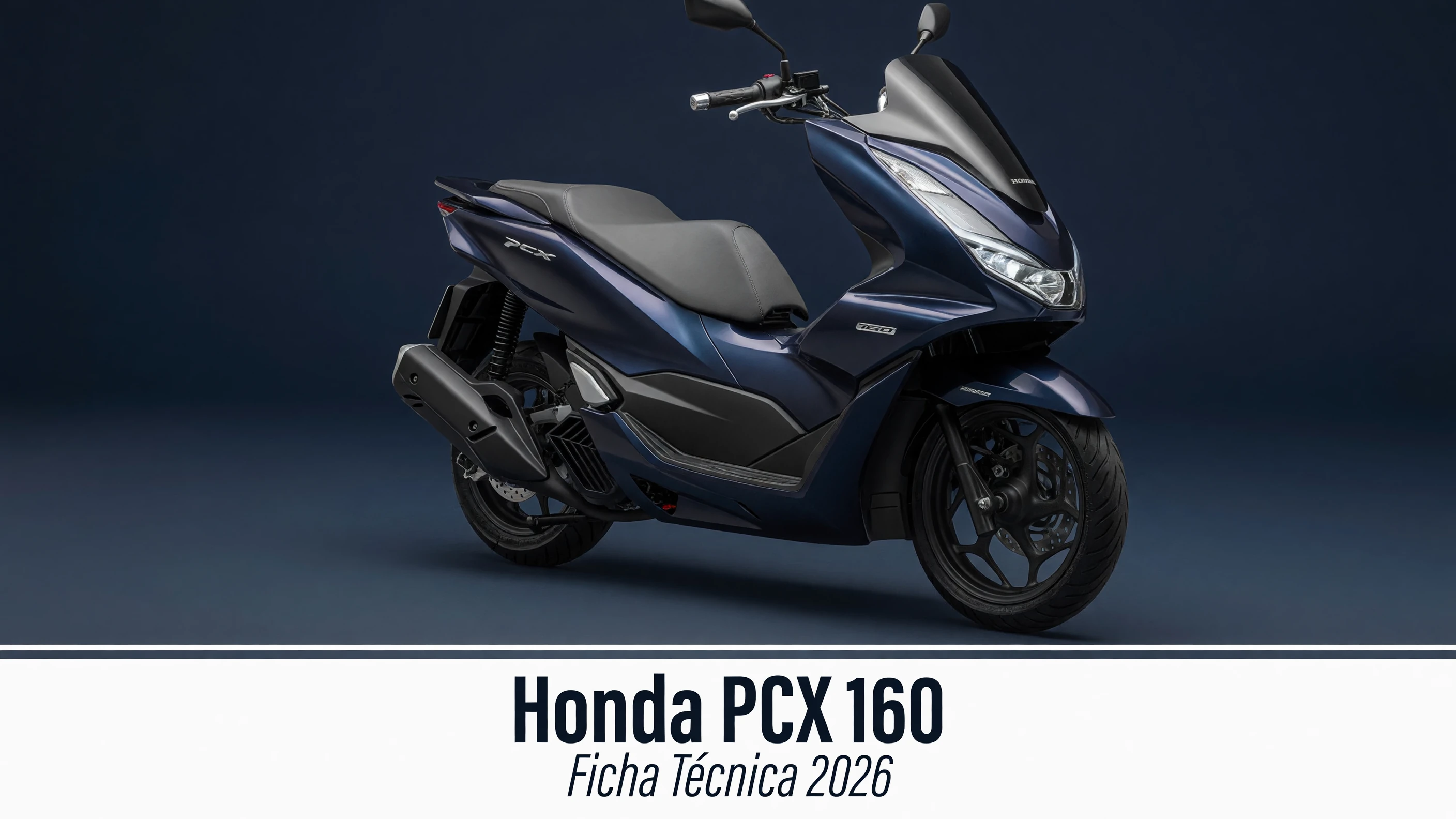 Ficha Técnica Honda PCX 160 2026: Motor e Consumo