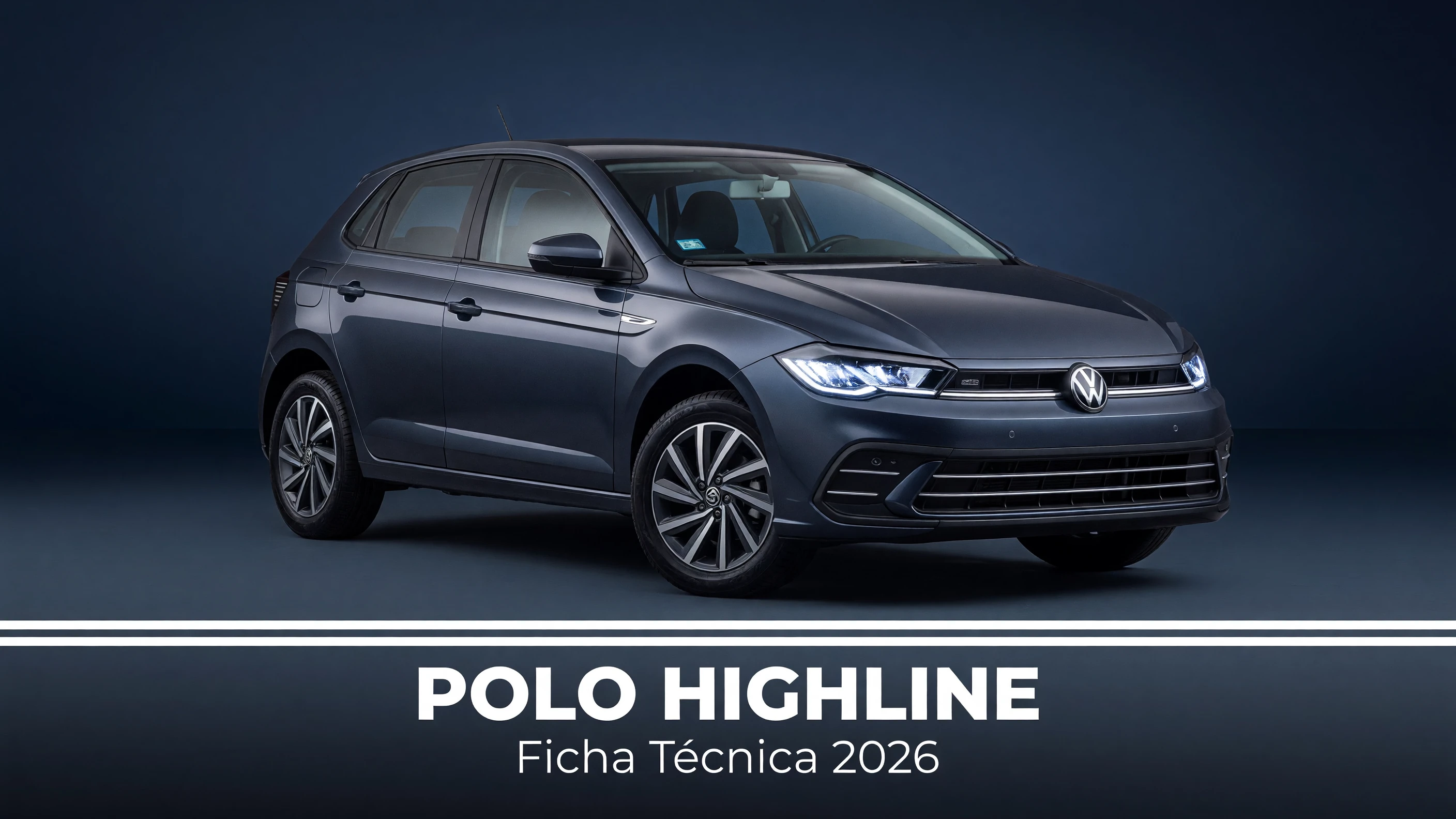 Ficha Técnica Polo Highline 2026: 200 TSI, Consumo e Medidas