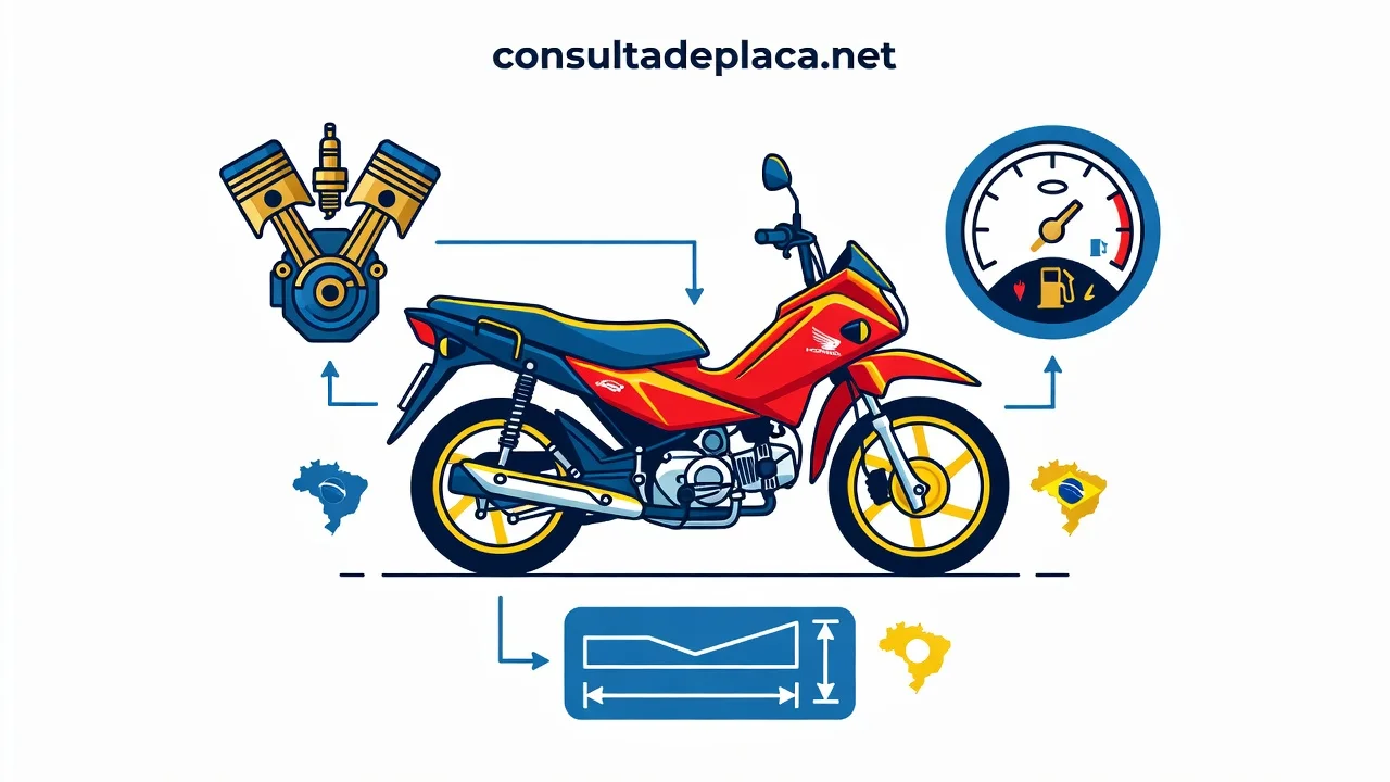 Ficha Técnica Honda Pop 100 2026: Motor, Consumo e Medidas