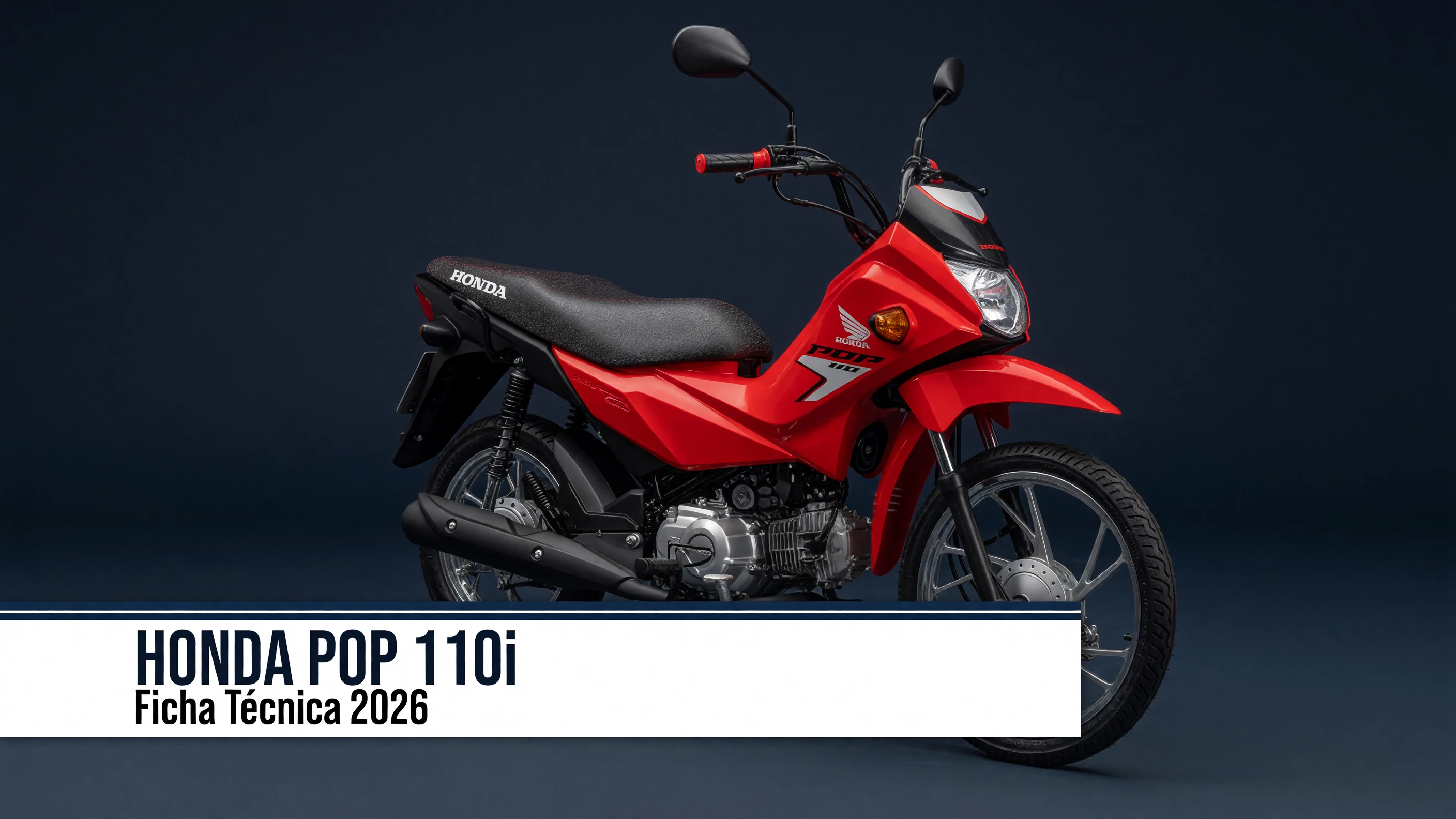 Ficha Técnica Honda Pop 110i 2026: Motor e Consumo