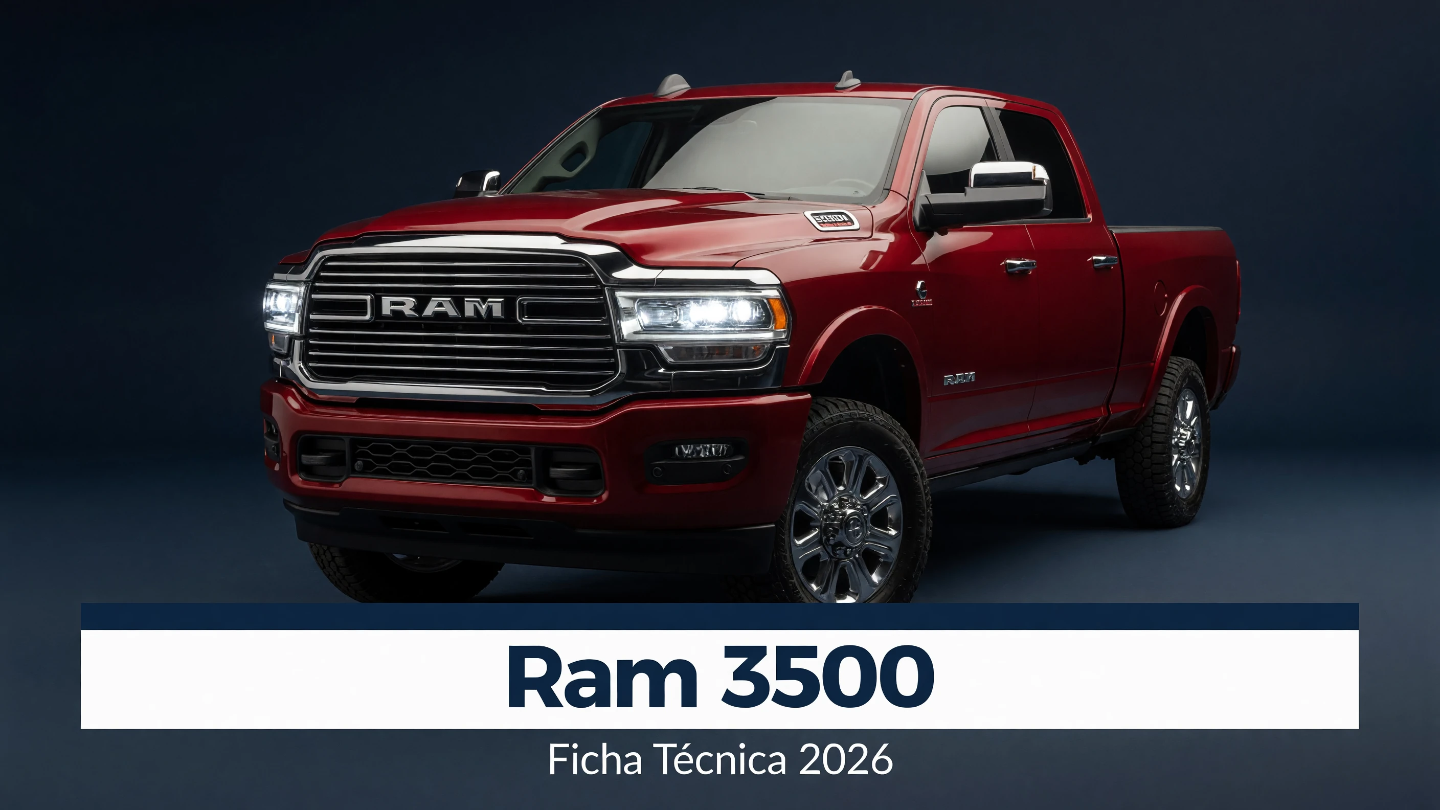 Ficha Tecnica Ram 3500: Motor, Potencia, Consumo e Versoes 2026
