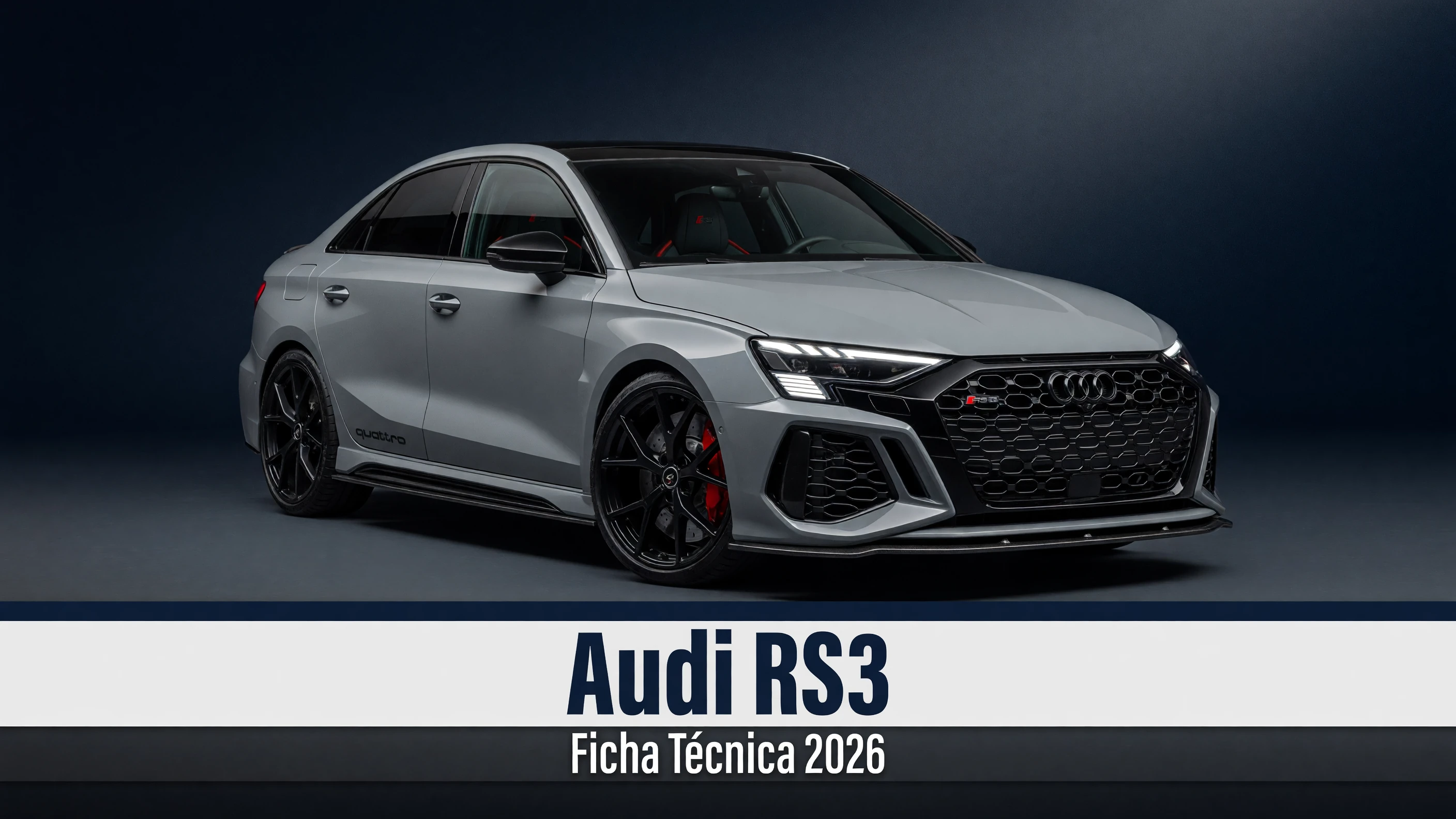 Ficha Tecnica Audi RS3: Motor, Potencia, Consumo e Versoes 2026