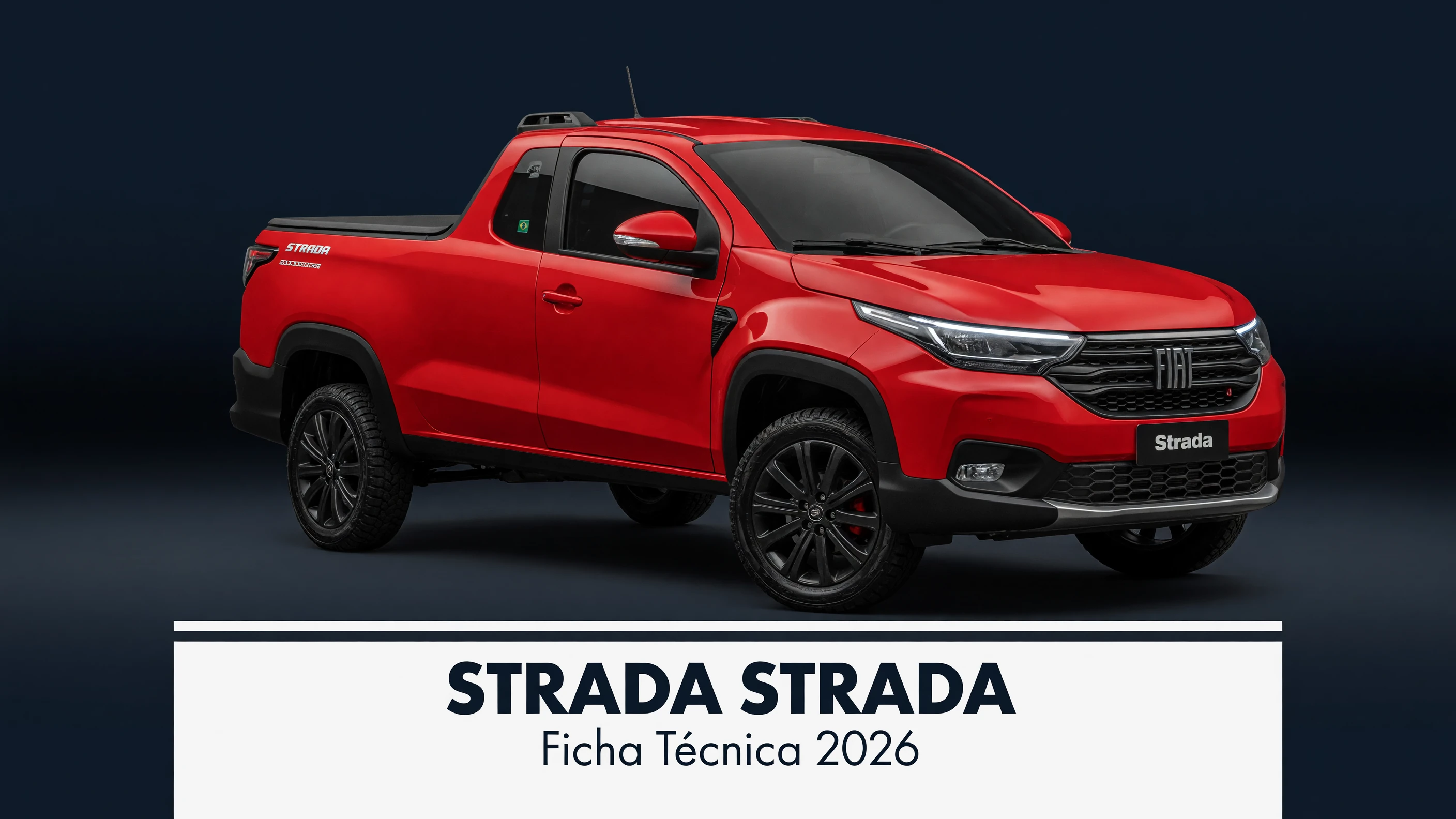 Ficha Técnica Strada 2026: Motor, Consumo e Dimensões