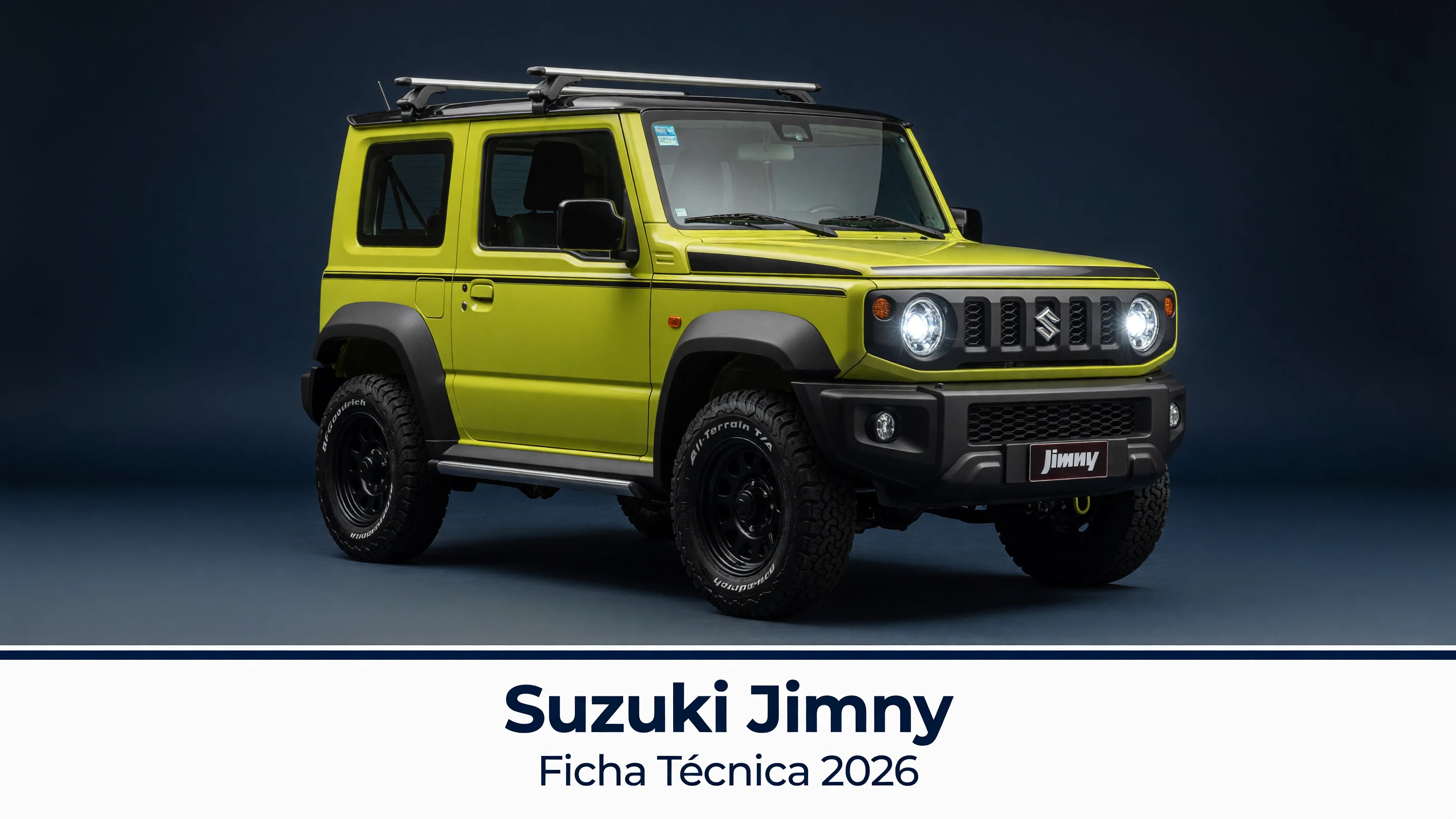 Ficha Tecnica Suzuki Jimny: Motor, Potencia, Consumo e Versoes 2026