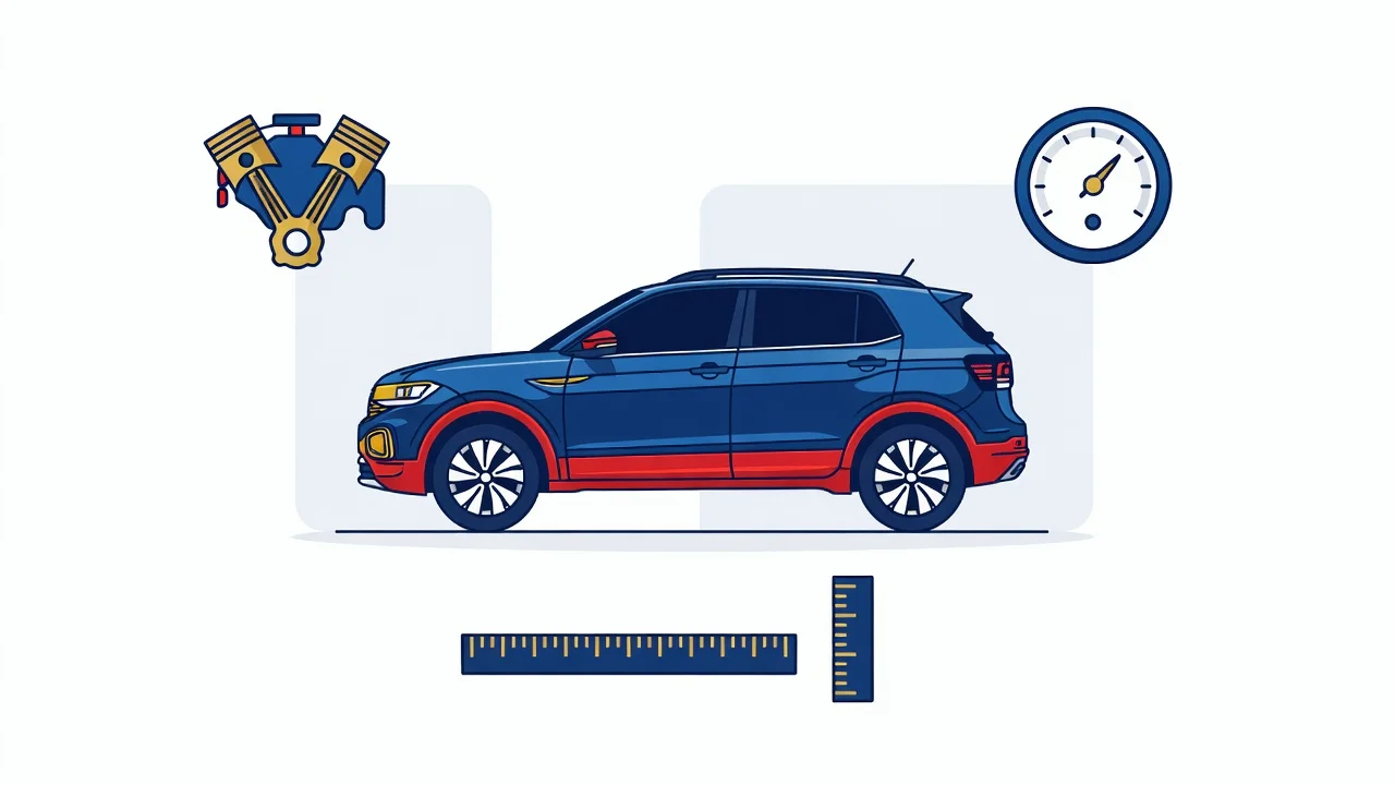 Ficha Técnica T-Cross 2026: Motor, Consumo e Dimensões