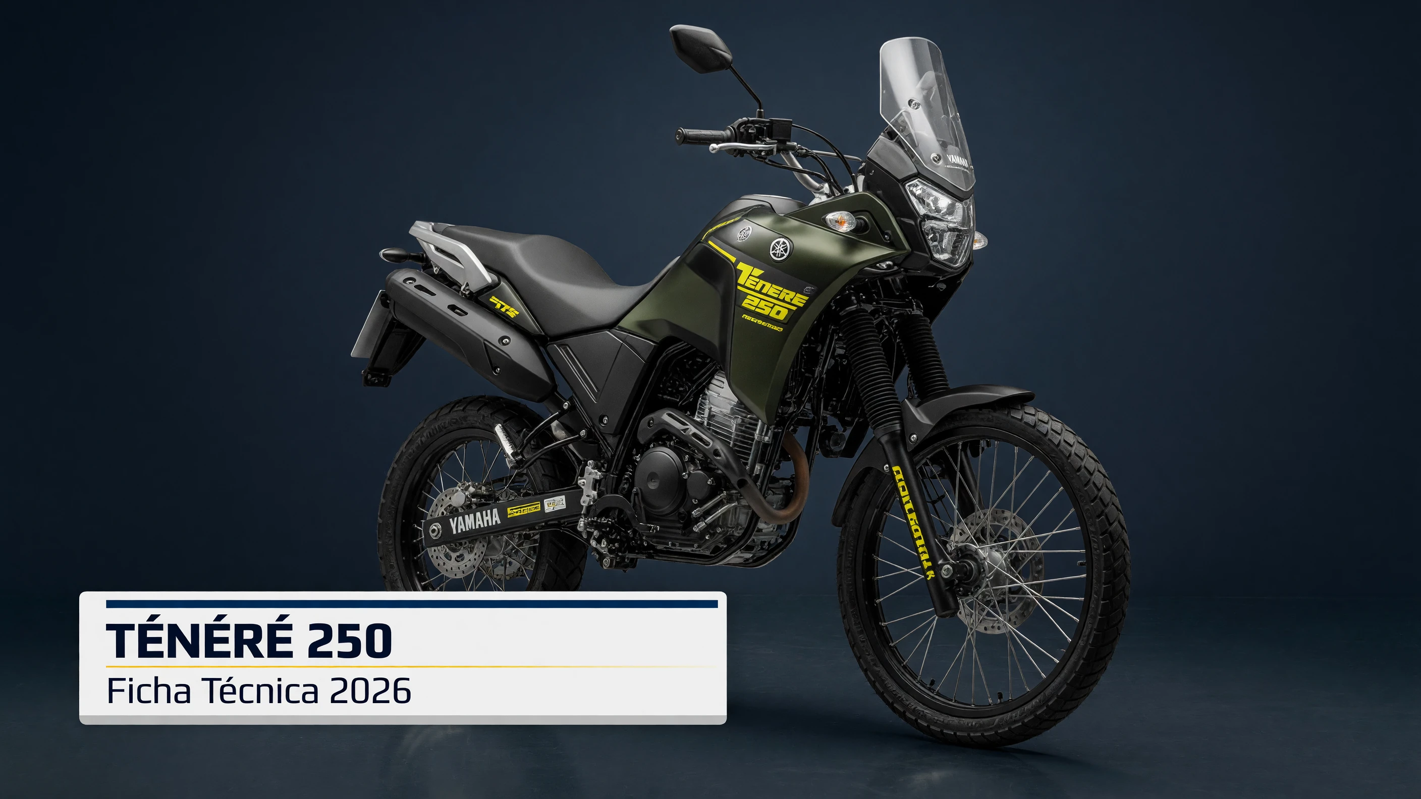 Ficha Técnica Ténéré 250 2026: Motor, Consumo e Specs