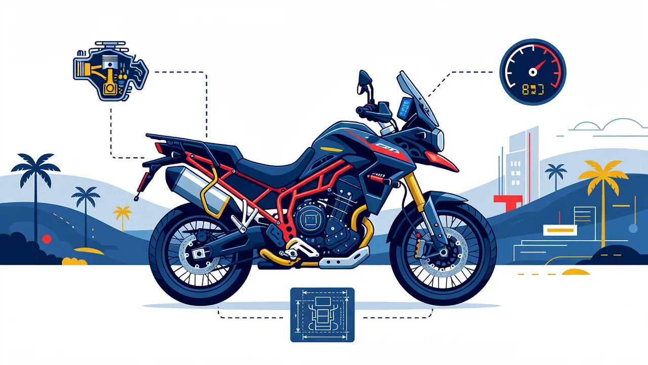 Ficha Técnica Triumph Tiger 800 2026: Motor 3 Cilindros e Versões
