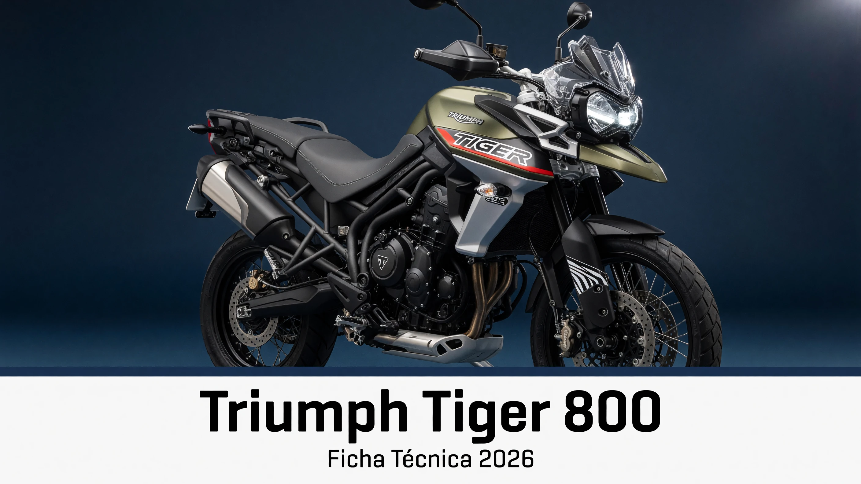 Ficha Técnica Triumph Tiger 800 2026: Motor 3 Cilindros e Versões
