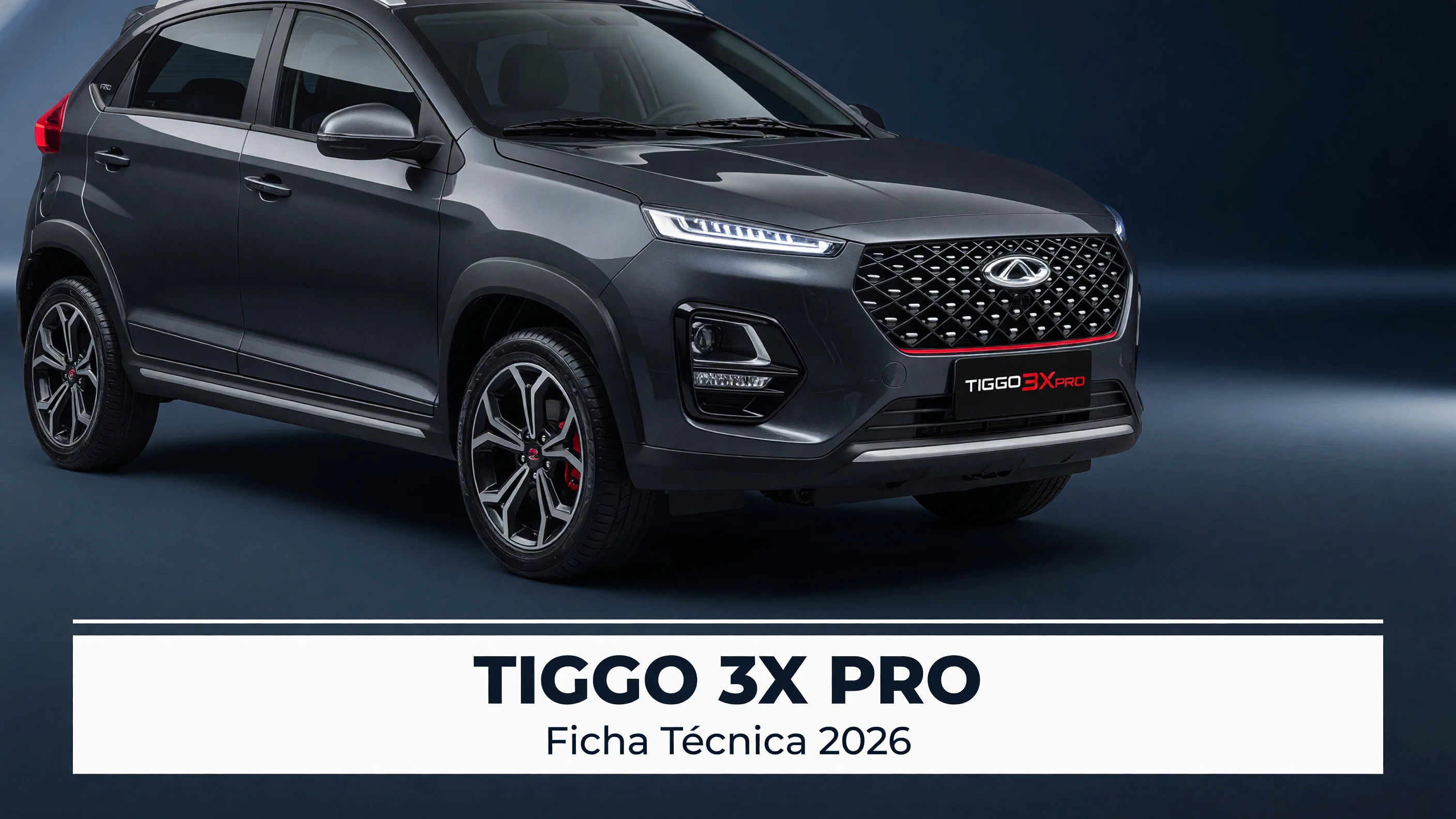 Ficha Técnica Tiggo 3X Pro 2026: Motor 1.0 Turbo, CVT e Consumo