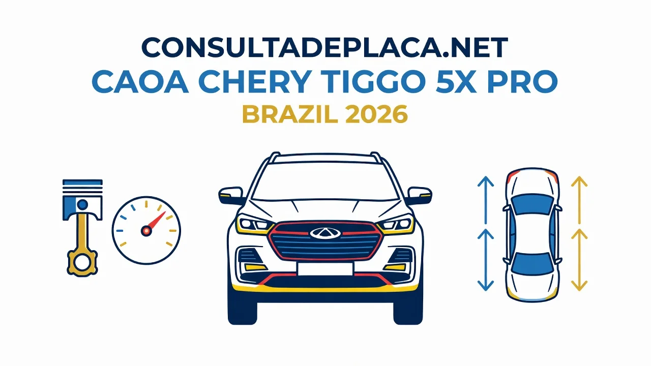 Ficha Técnica Tiggo 5X Pro 2026: Motor Turbo, Consumo e Medidas