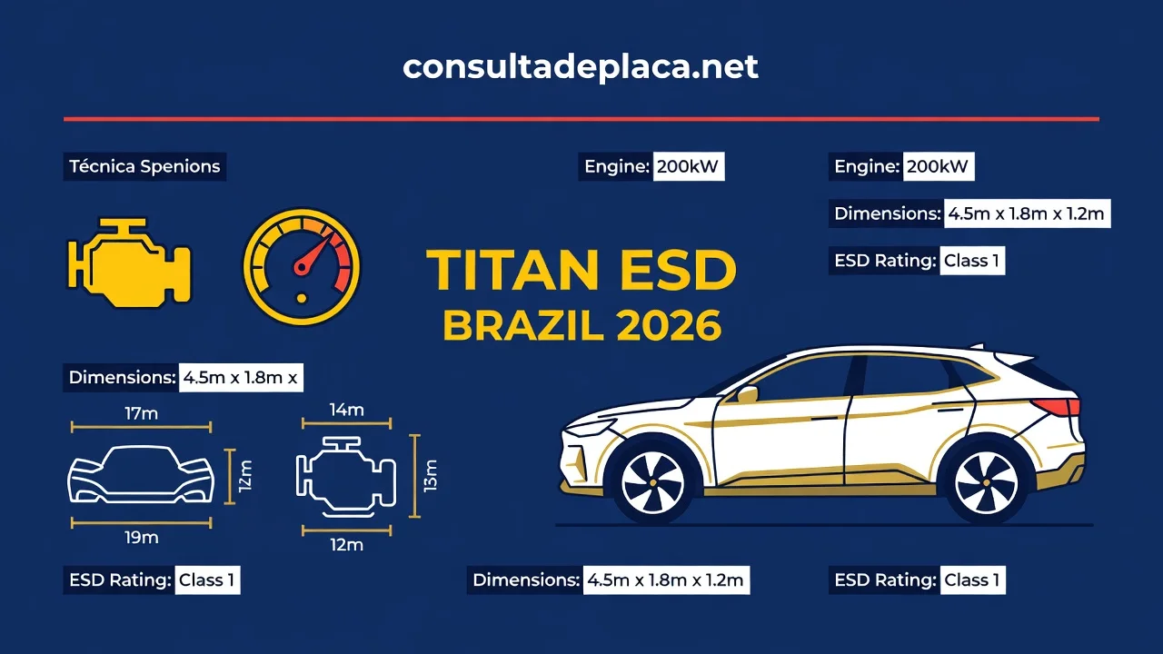 Ficha Técnica CG 150 Titan ESD 2026: Motor, Freios e Consumo