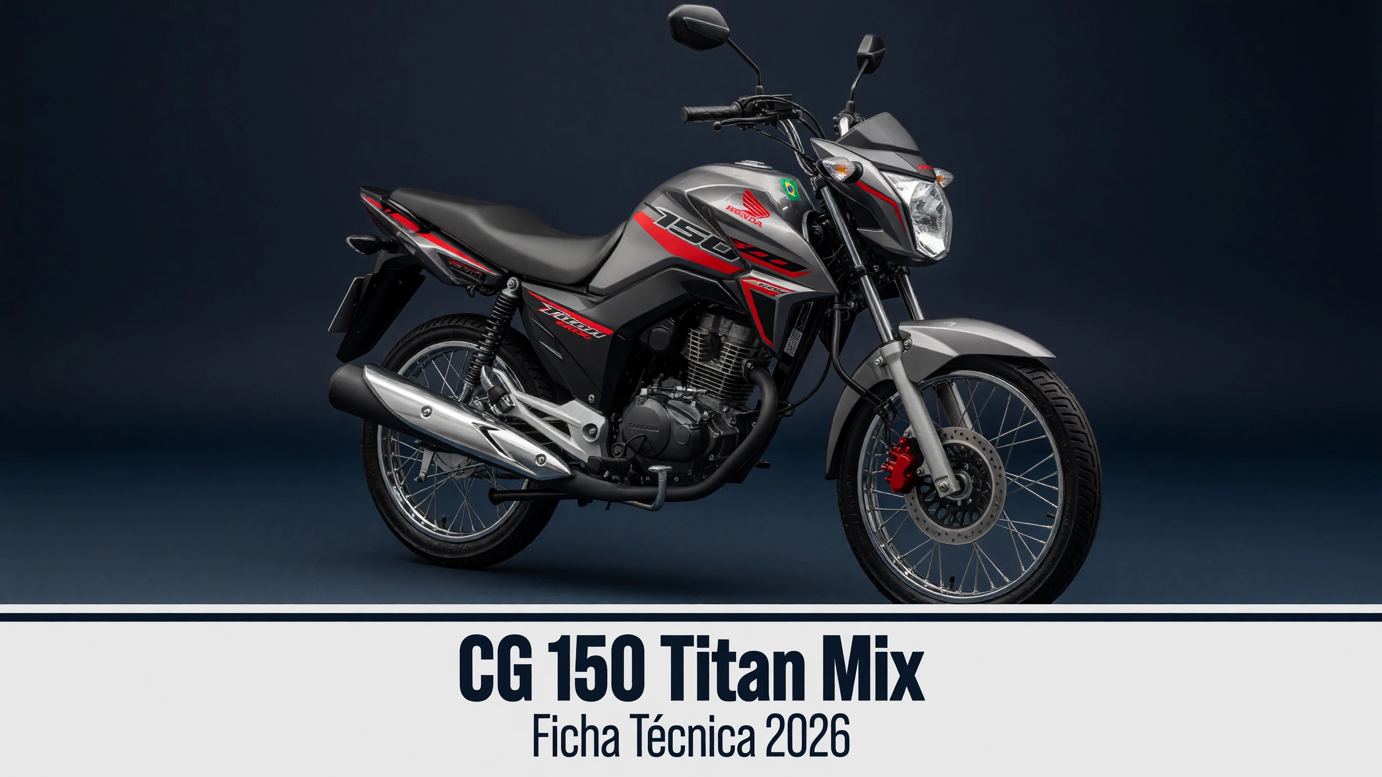 Ficha Técnica CG 150 Titan Mix 2026: A Primeira Moto Flex