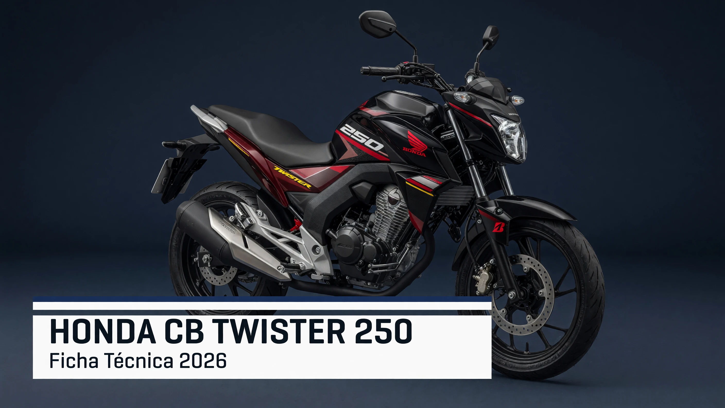 Ficha Técnica Honda CB Twister 250 2026: Motor e Specs
