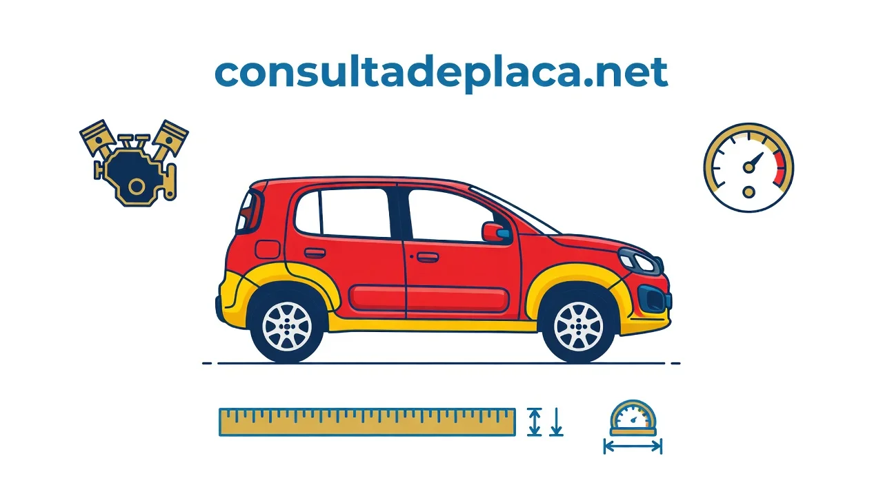 Ficha Técnica Fiat Uno Way 2026: Motores, Consumo e Medidas