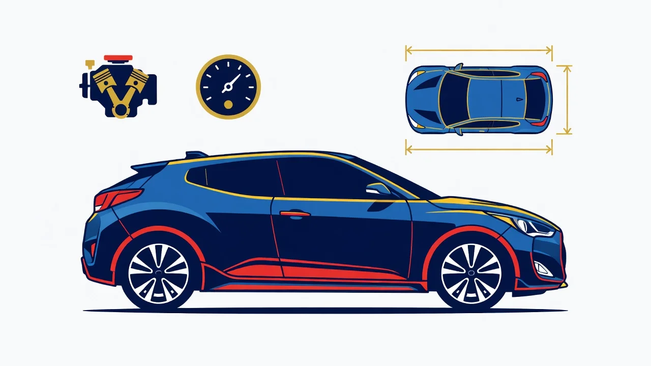 Ficha Técnica Hyundai Veloster 2026: Motor 1.6, Consumo e Medidas